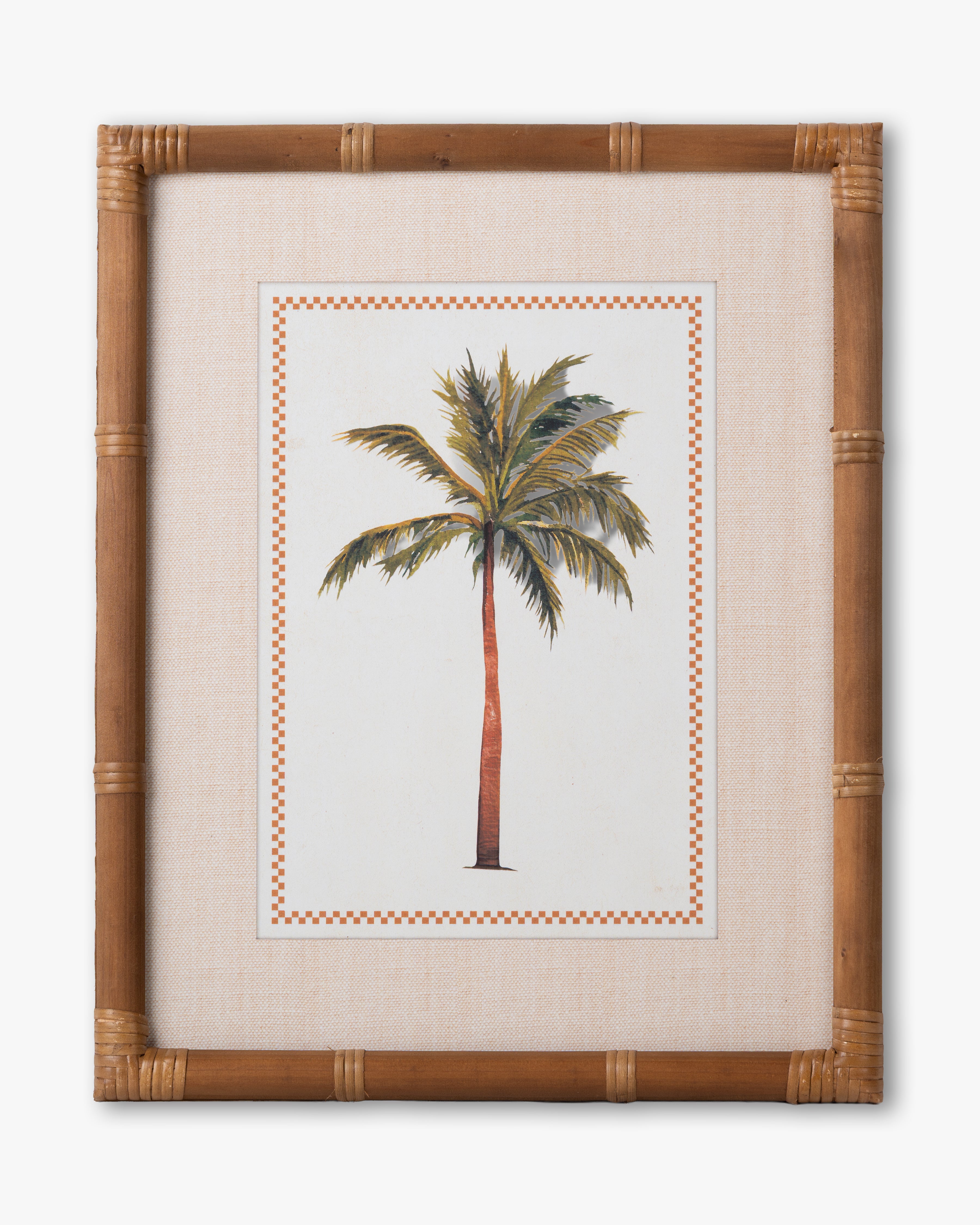 Tropical Palm Framed Wall Art B