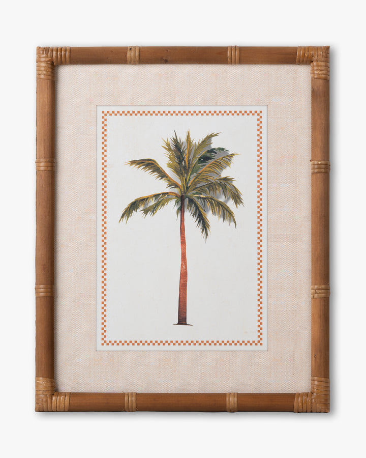 Tropical Palm Framed Wall Art B