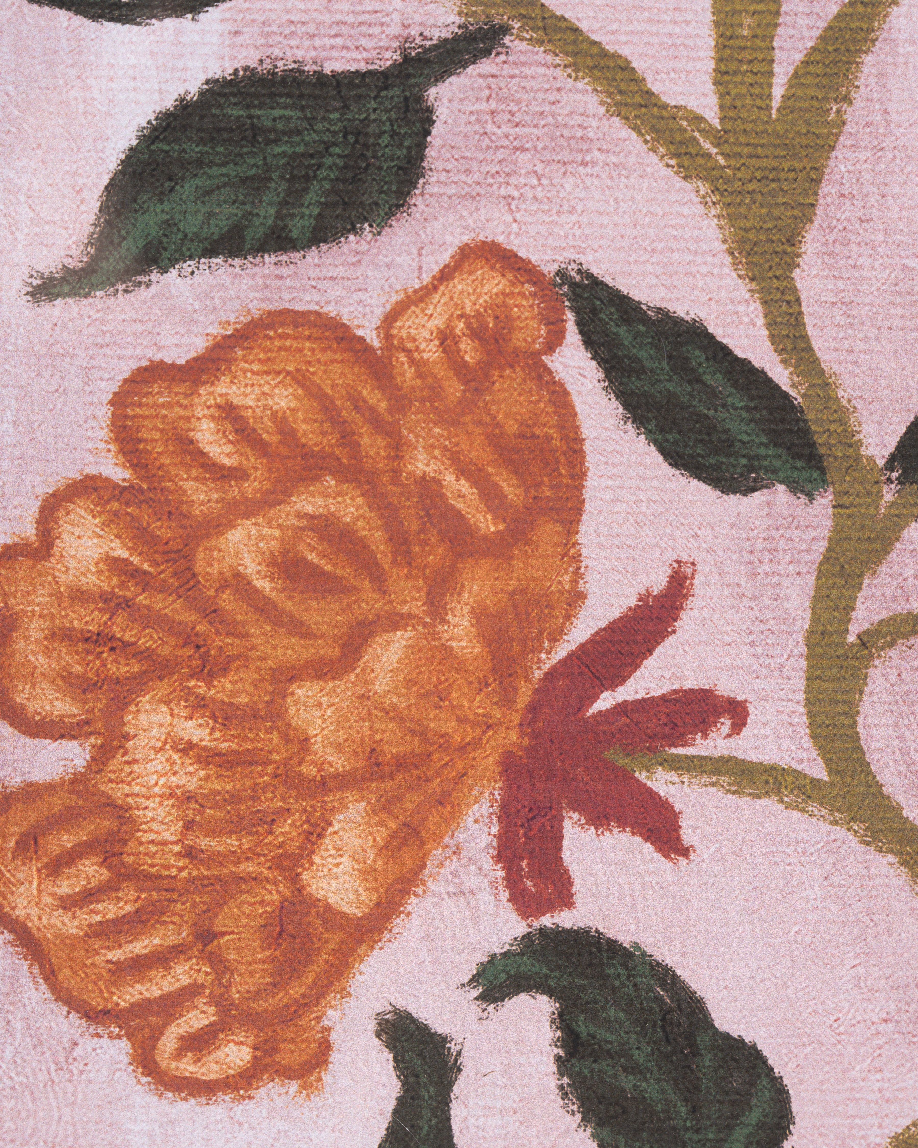 Folk Floral Framed Wall Art B