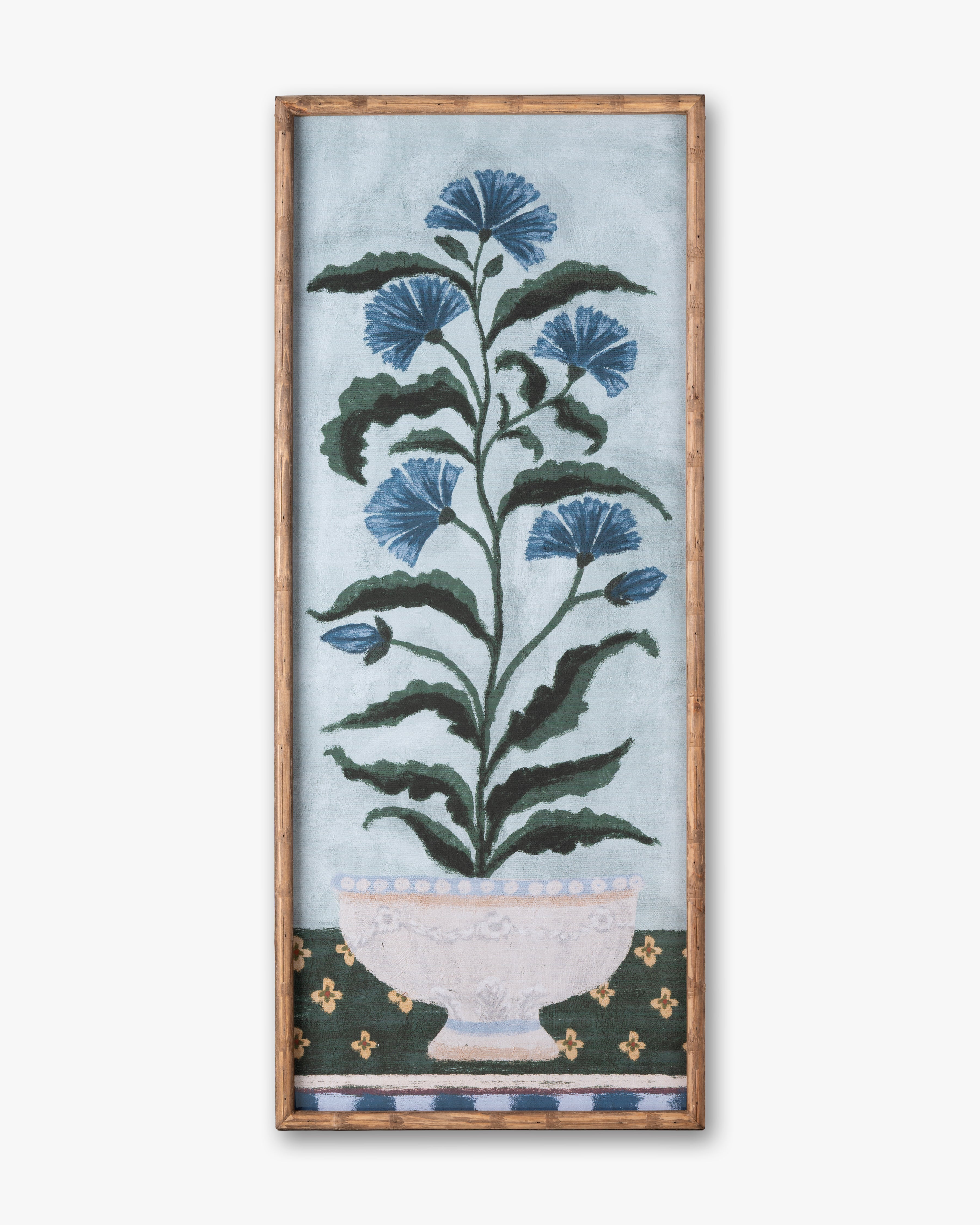 Folk Floral Framed Wall Art C