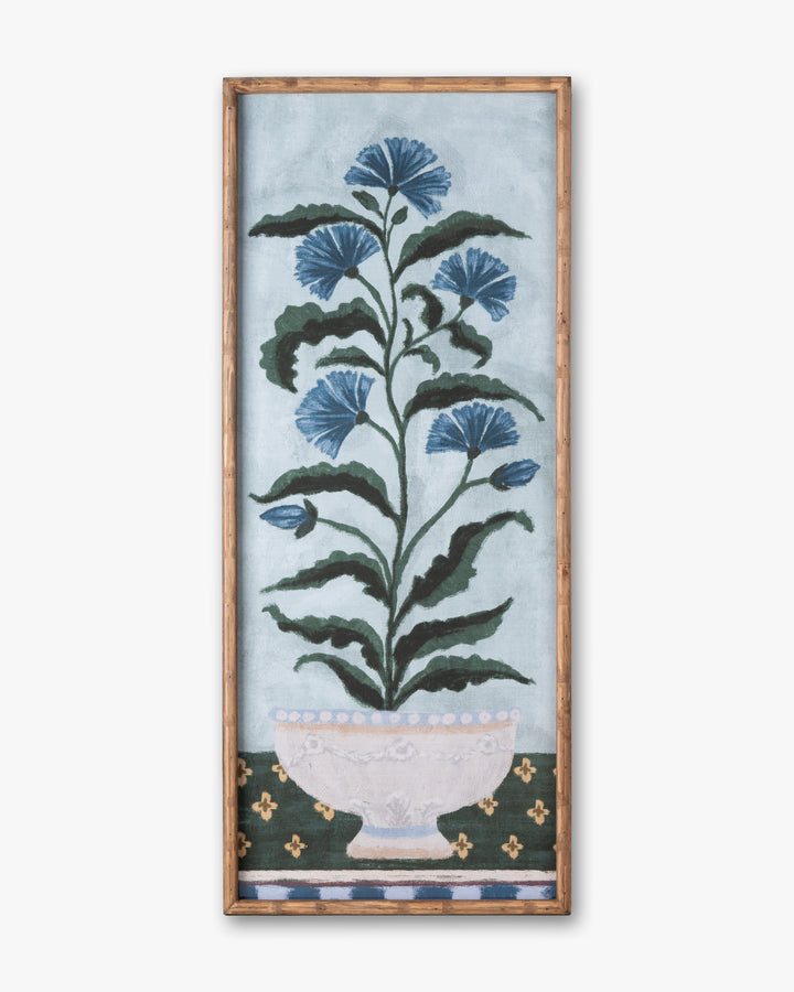 Folk Floral Framed Wall Art C