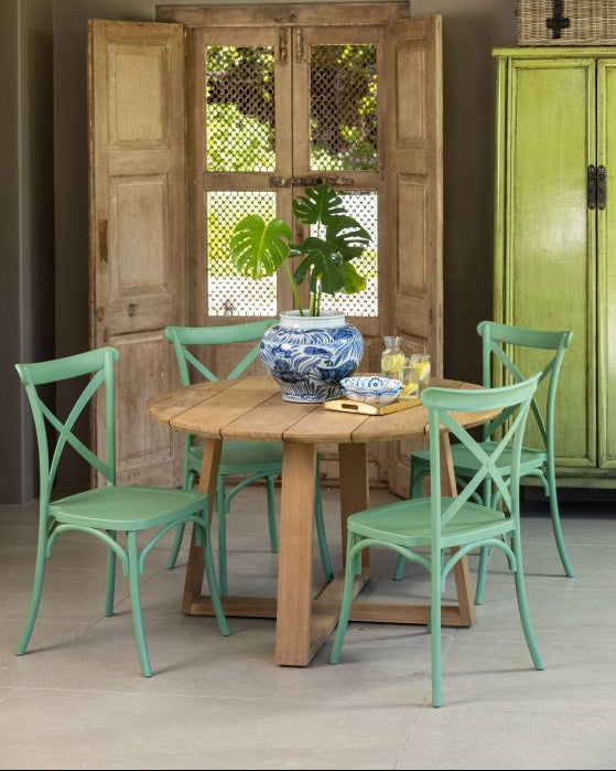 Al Fresco Crossback Chair | Green