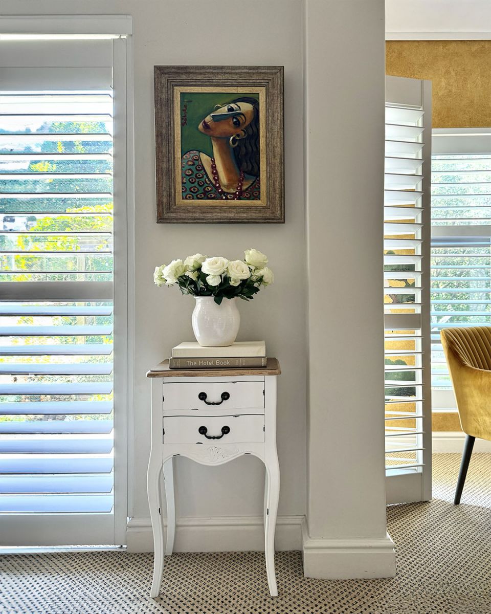 Marie Bedside Table | White