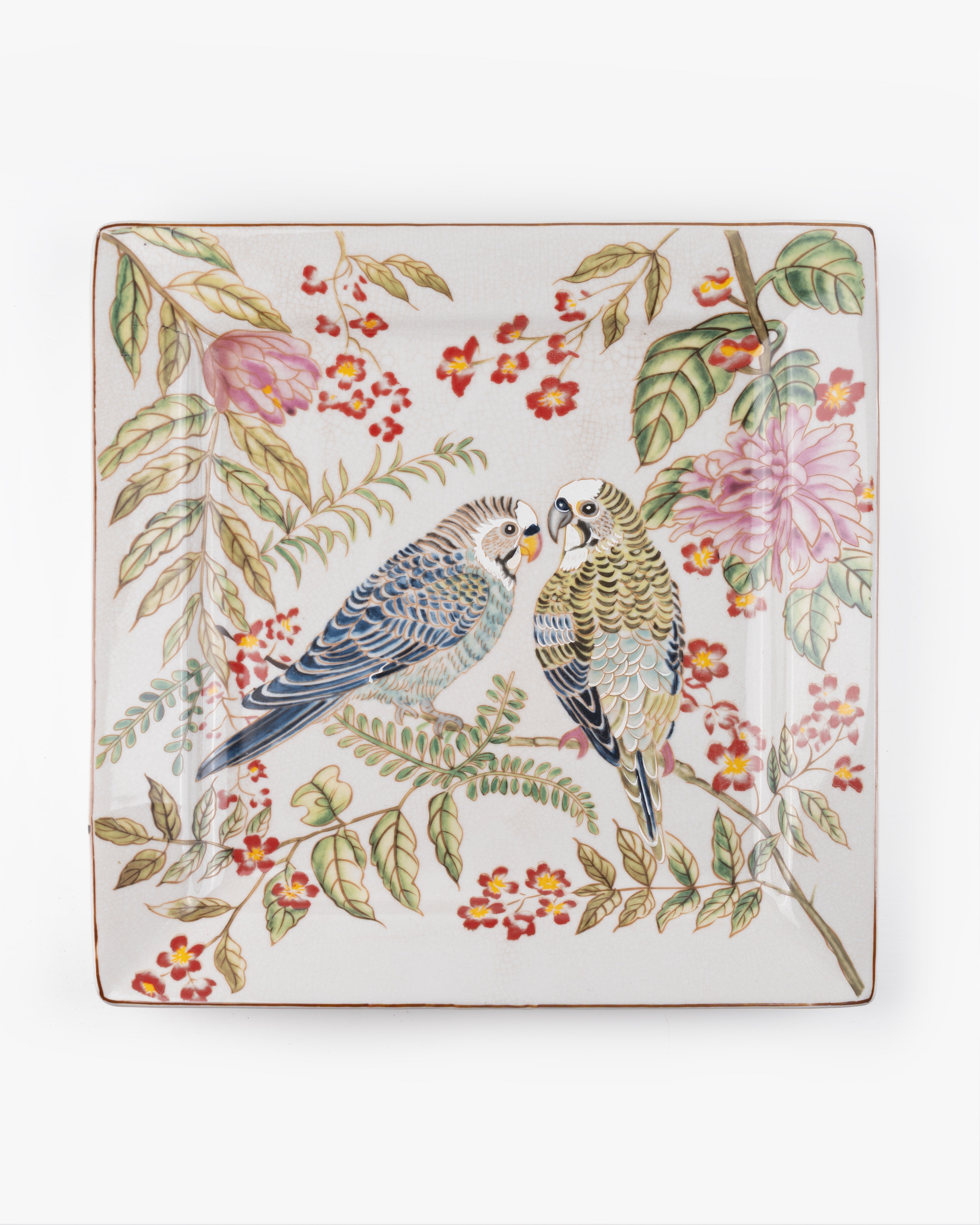 Jardin Aviary Ceramic Platter