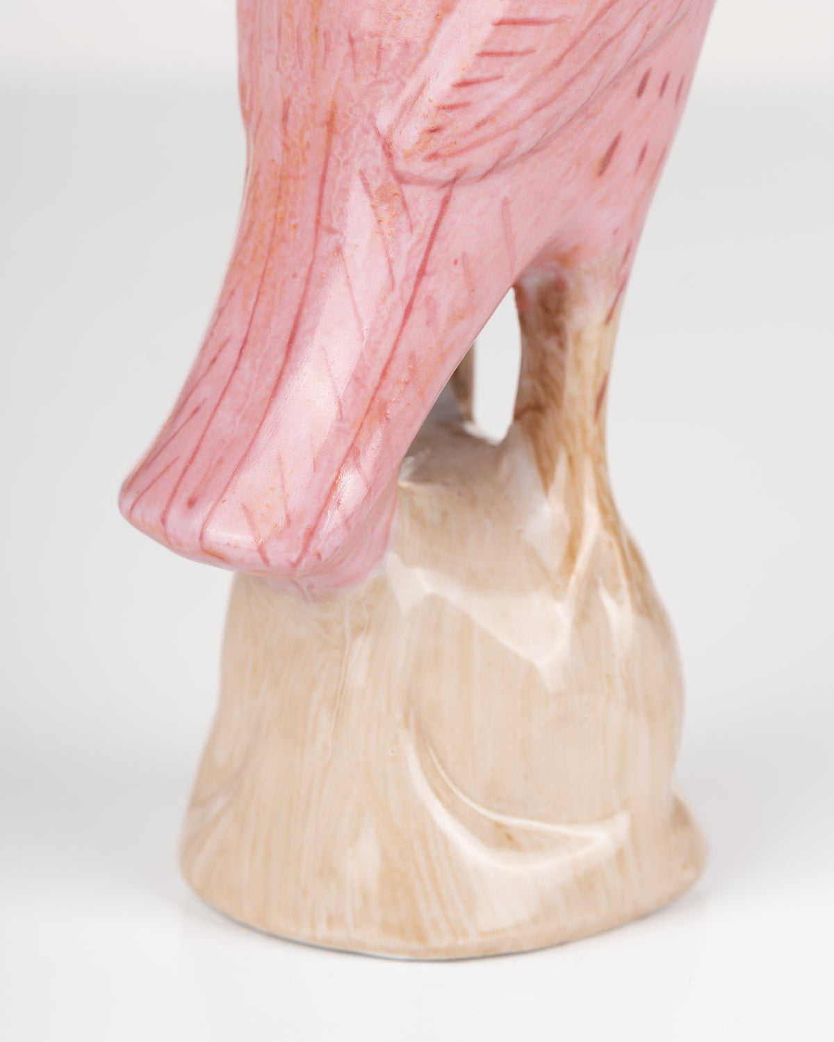 Pink Ceramic Parrot