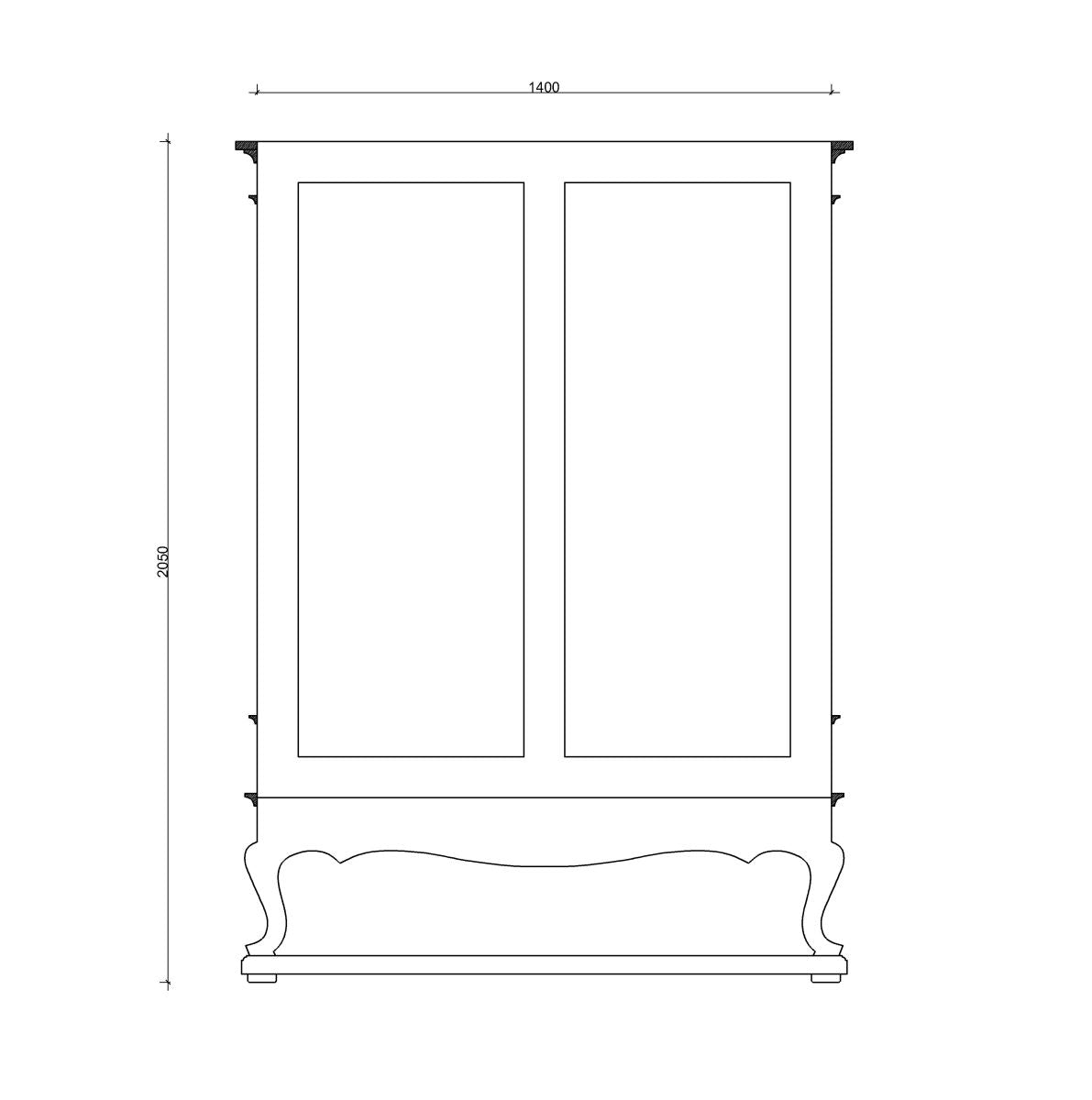 Shanghai drinks cabinet | Black Lacquer