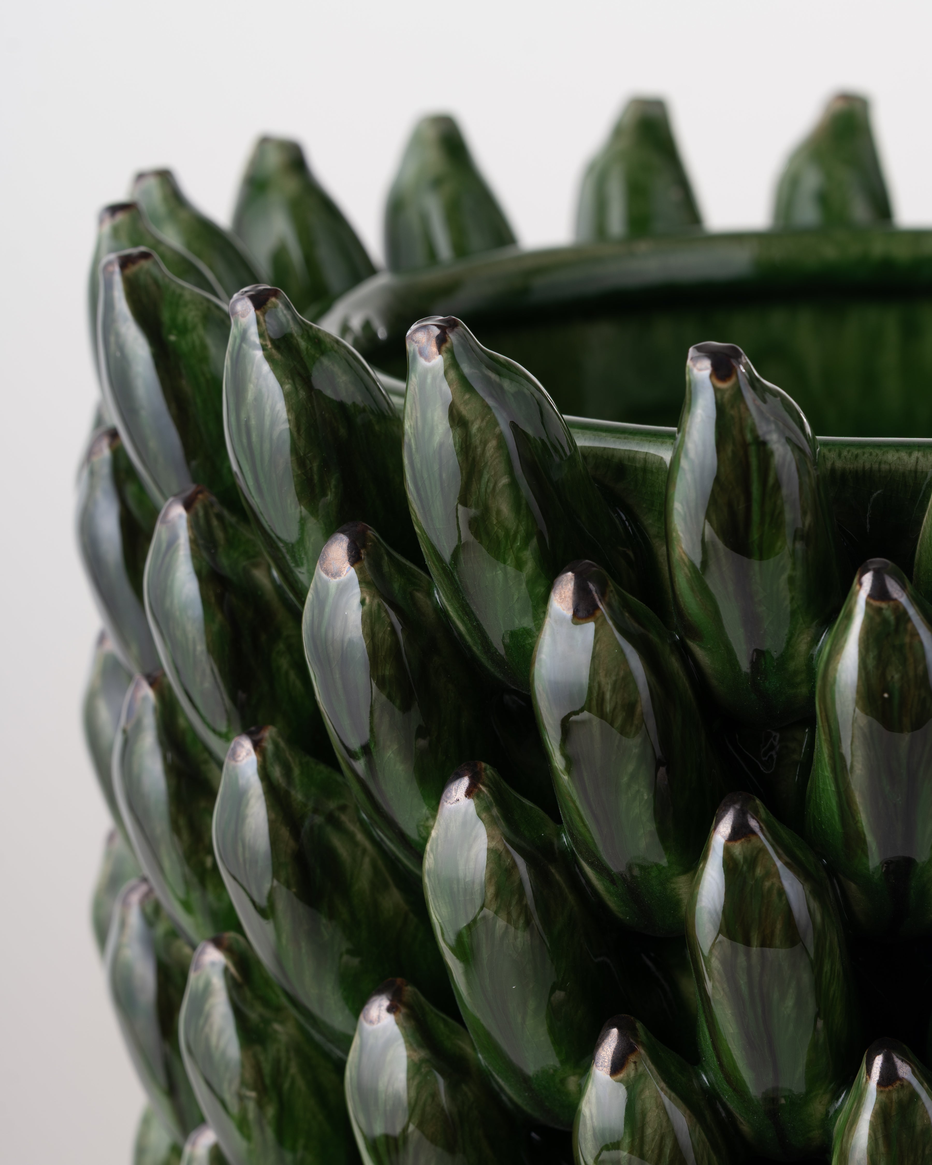 Green Banana Ceramic Vase | Large