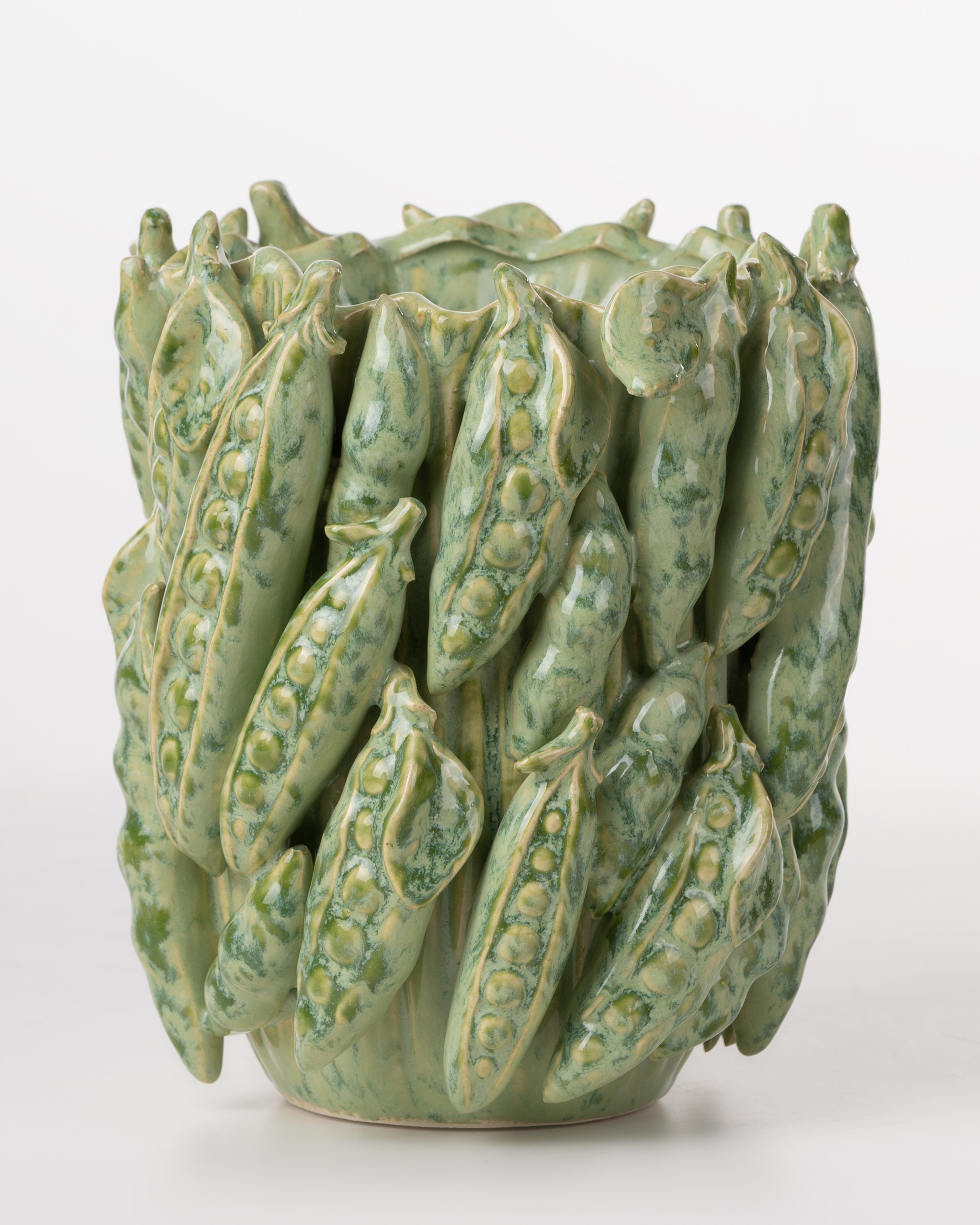 Light Green Bean Ceramic Vase