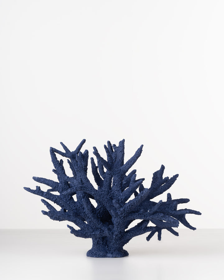 Cobalt Faux Coral Branch