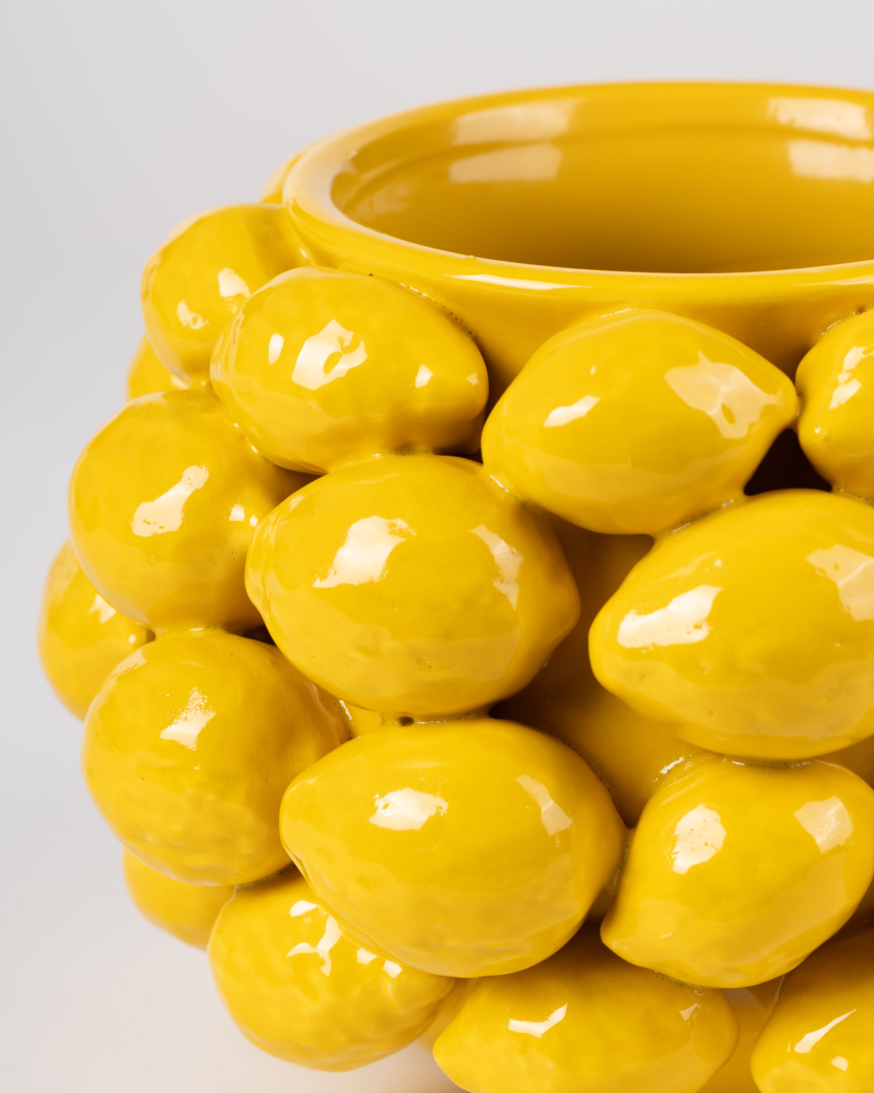 Lemon Ceramic Vase