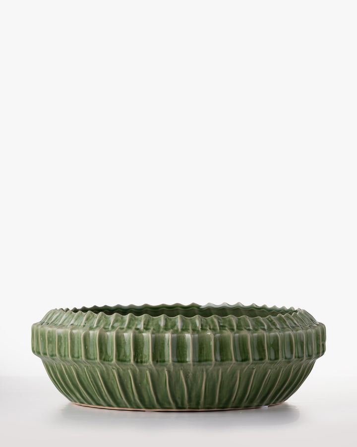 Saraphina Green Ceramic Bowl