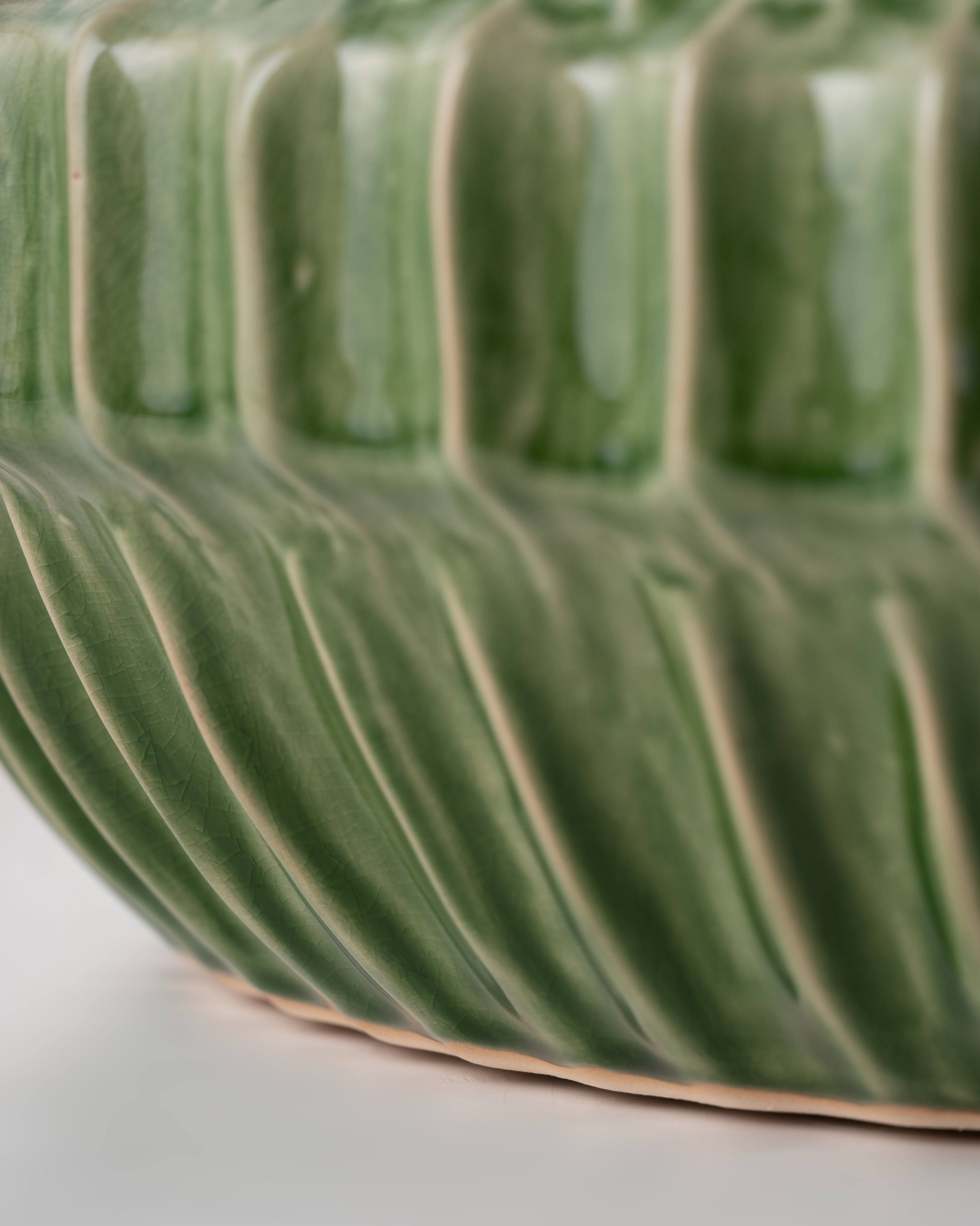 Saraphina Green Ceramic Bowl