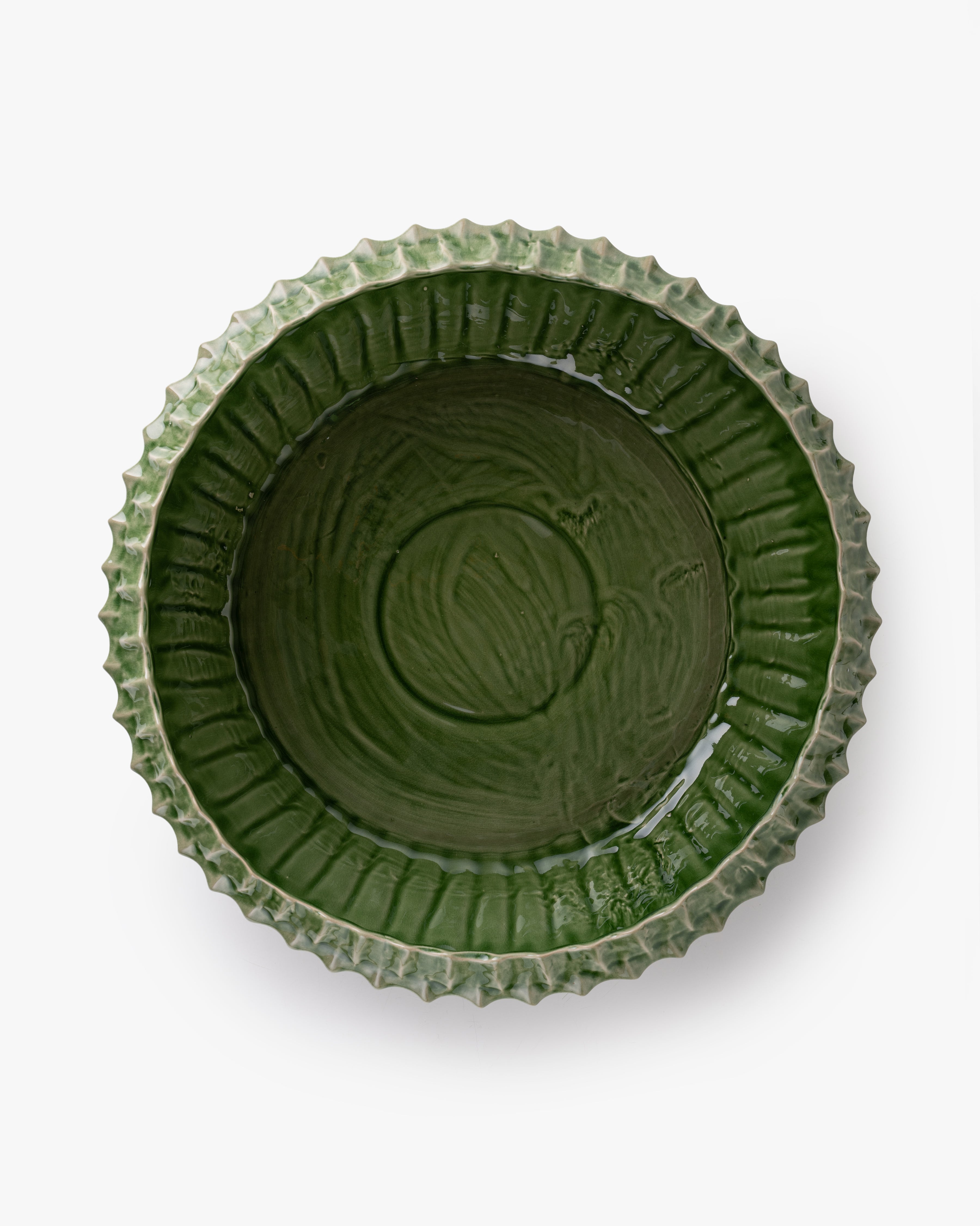 Saraphina Green Ceramic Bowl