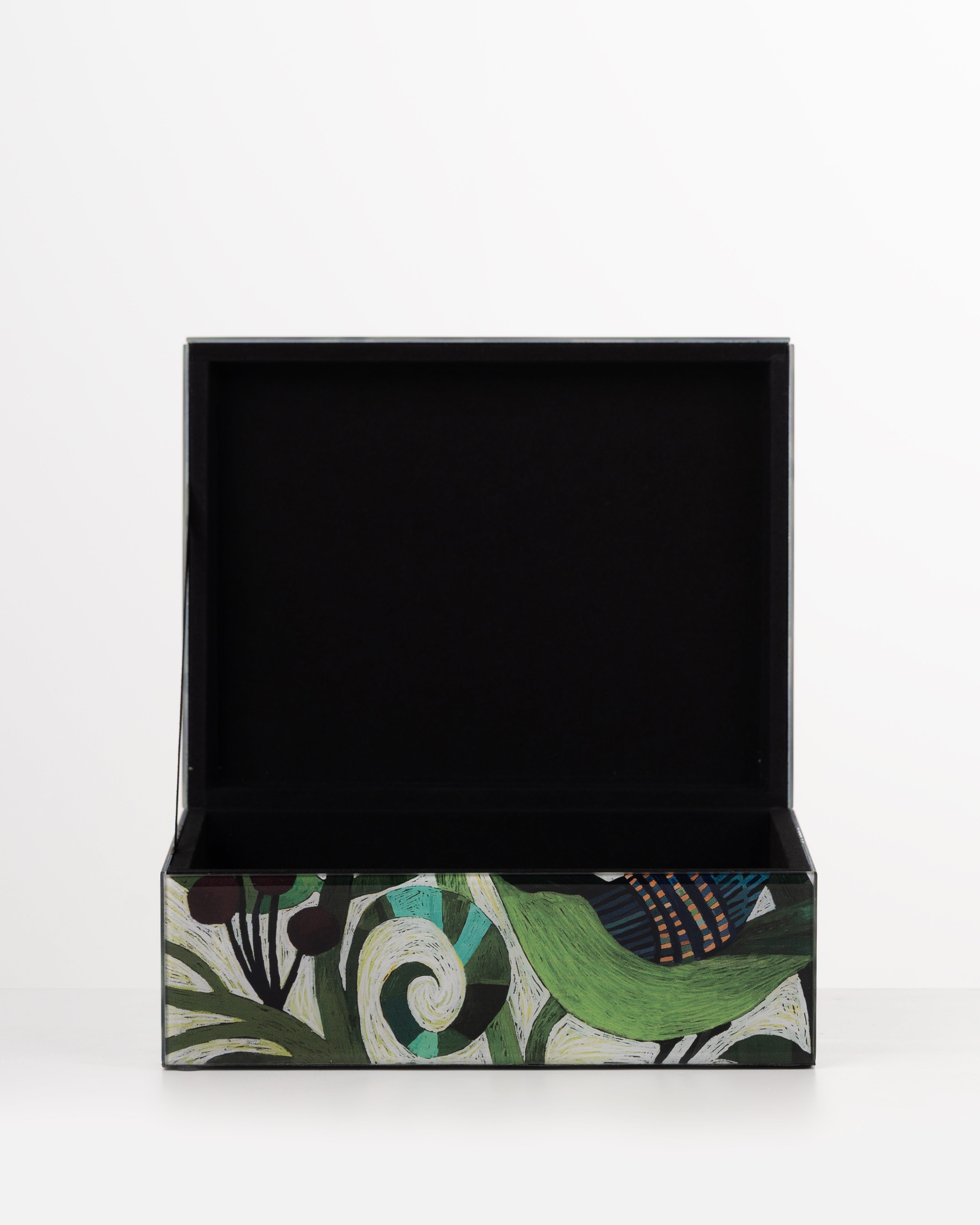 Birdsong Glass Storage Box | Medium