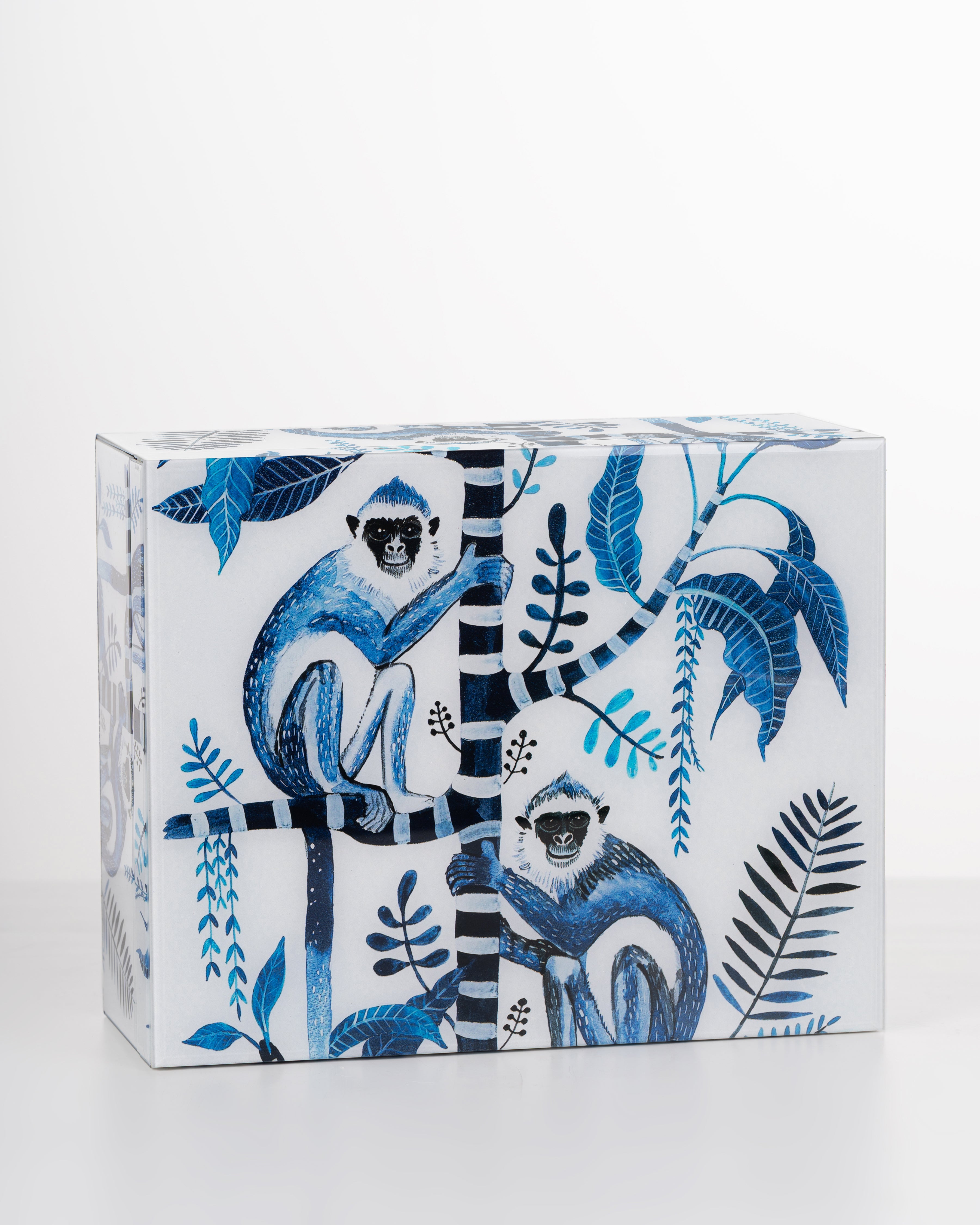 Palm Monkey Glass Storage Box | Large