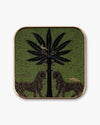 Imperial Leopard Coaster | Green