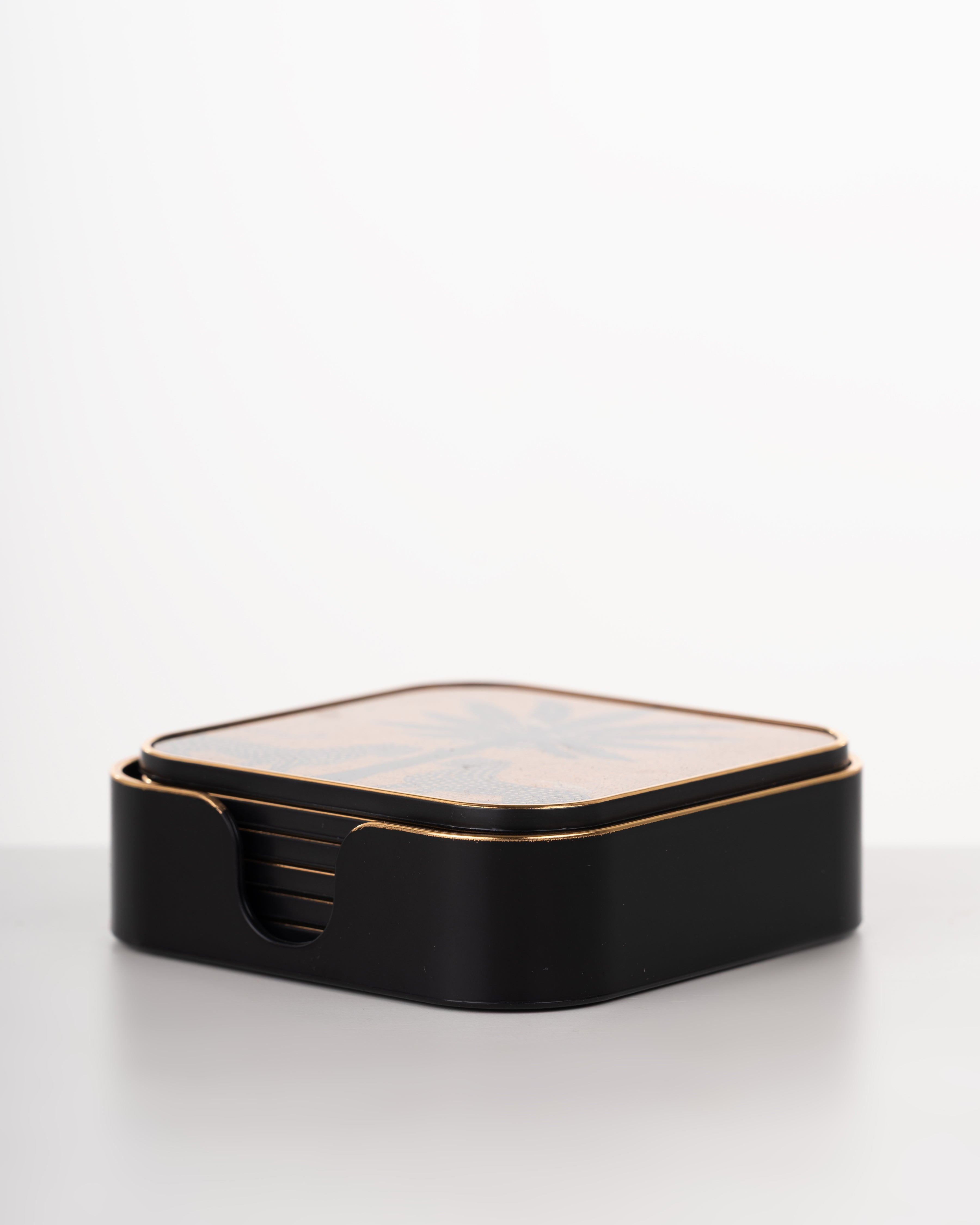 Imperial Leopard Coaster | Mustard