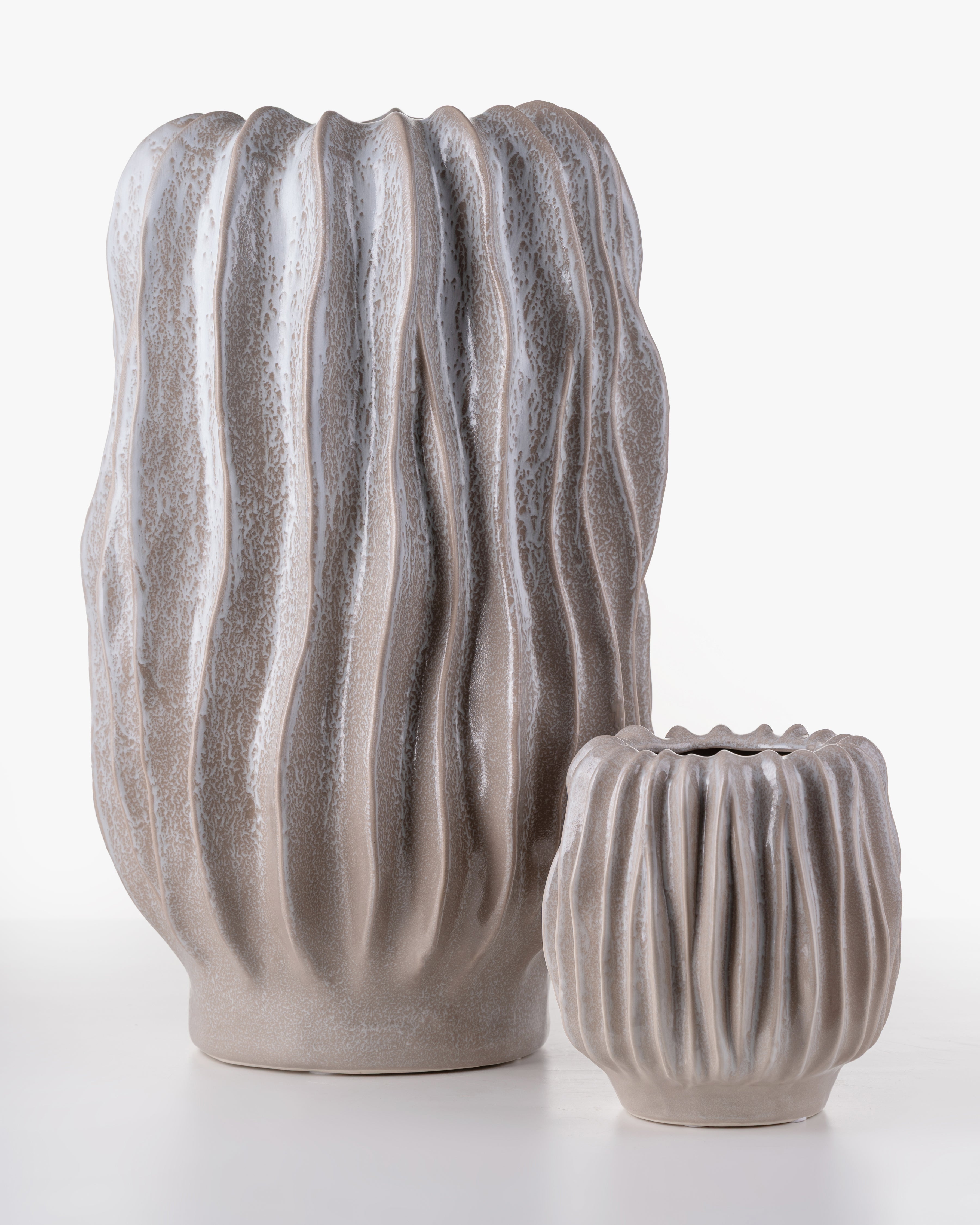 Dune Wave Ceramic Vase | Large