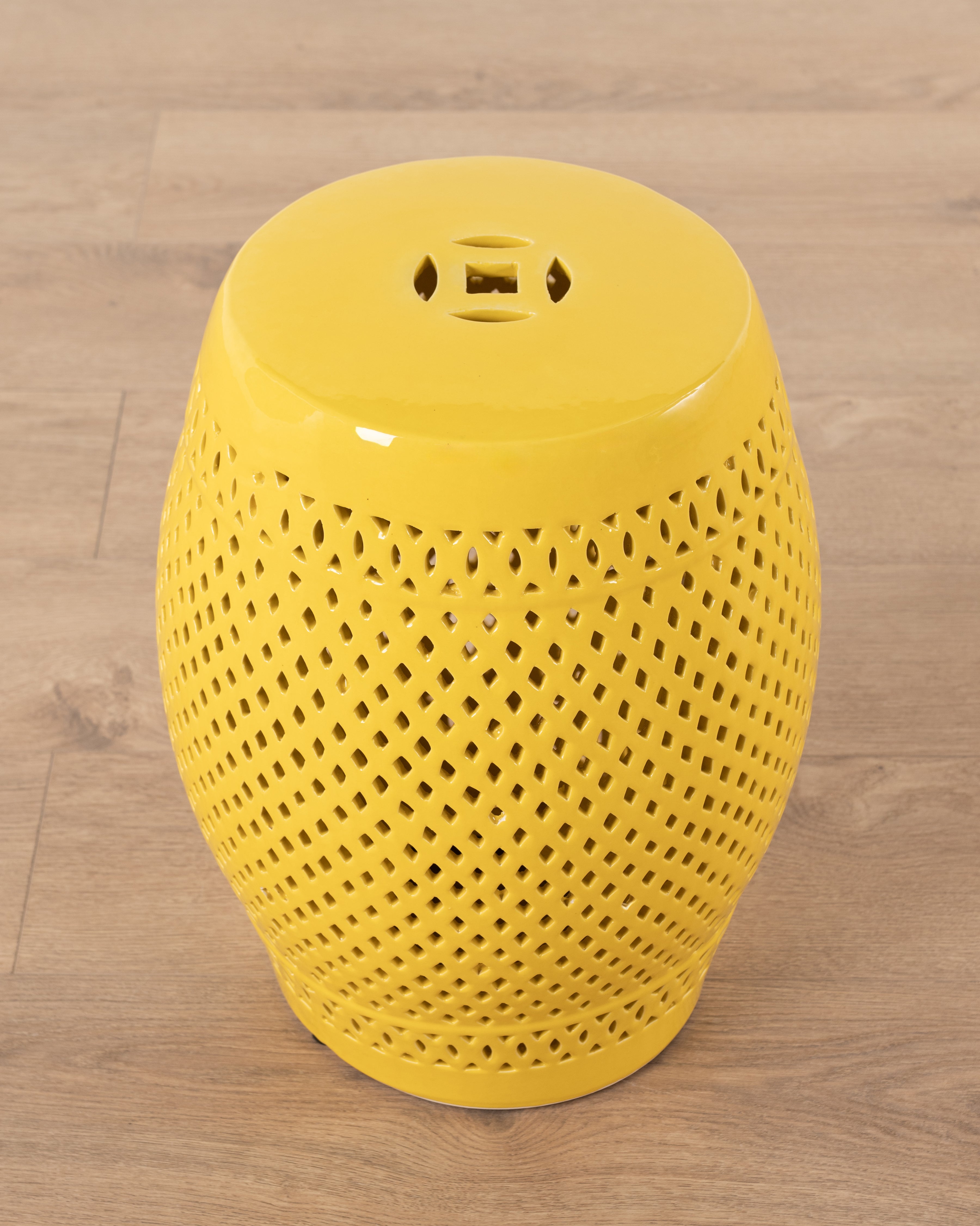 Buttercup Ceramic Stool
