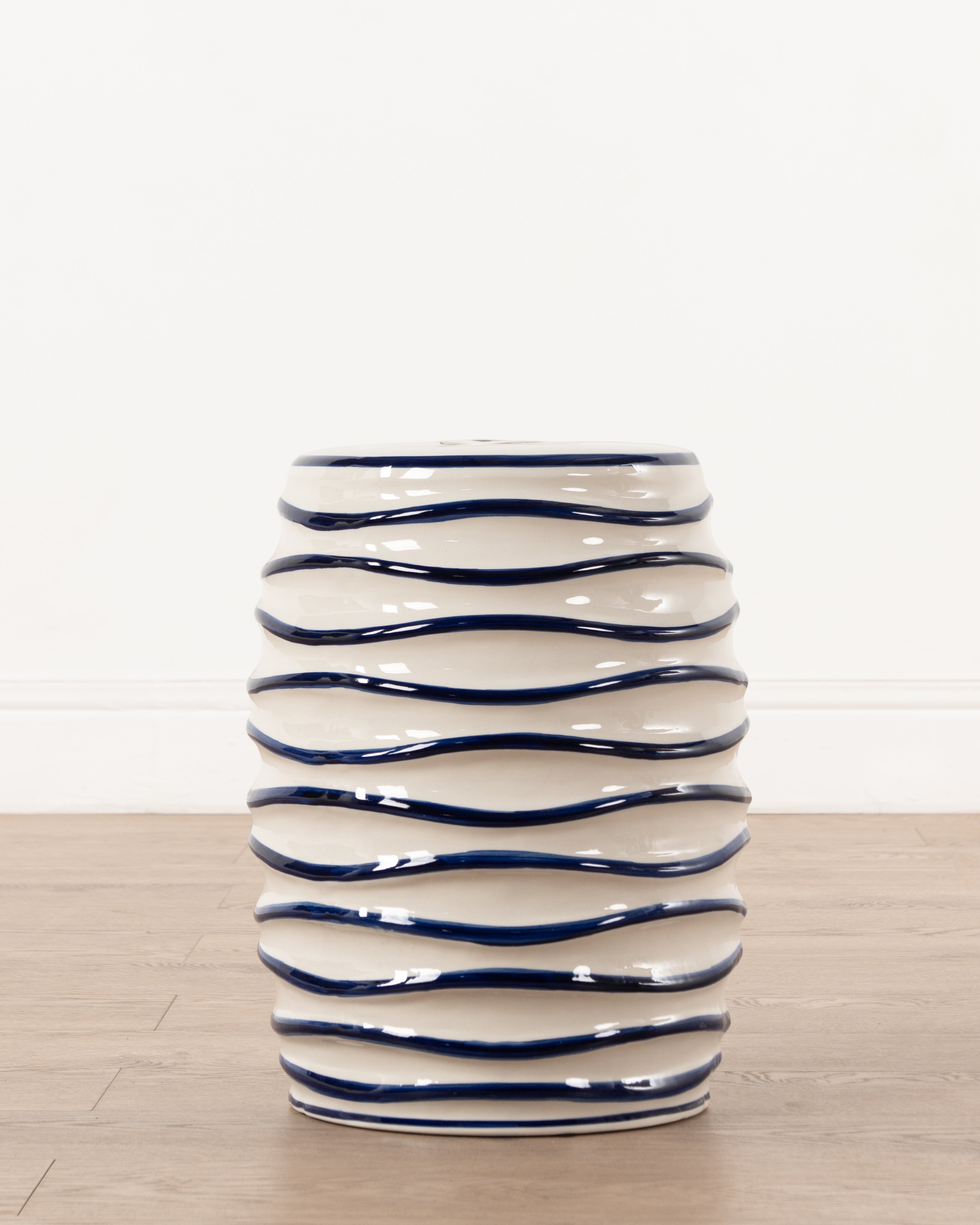 Wave Ceramic Stool