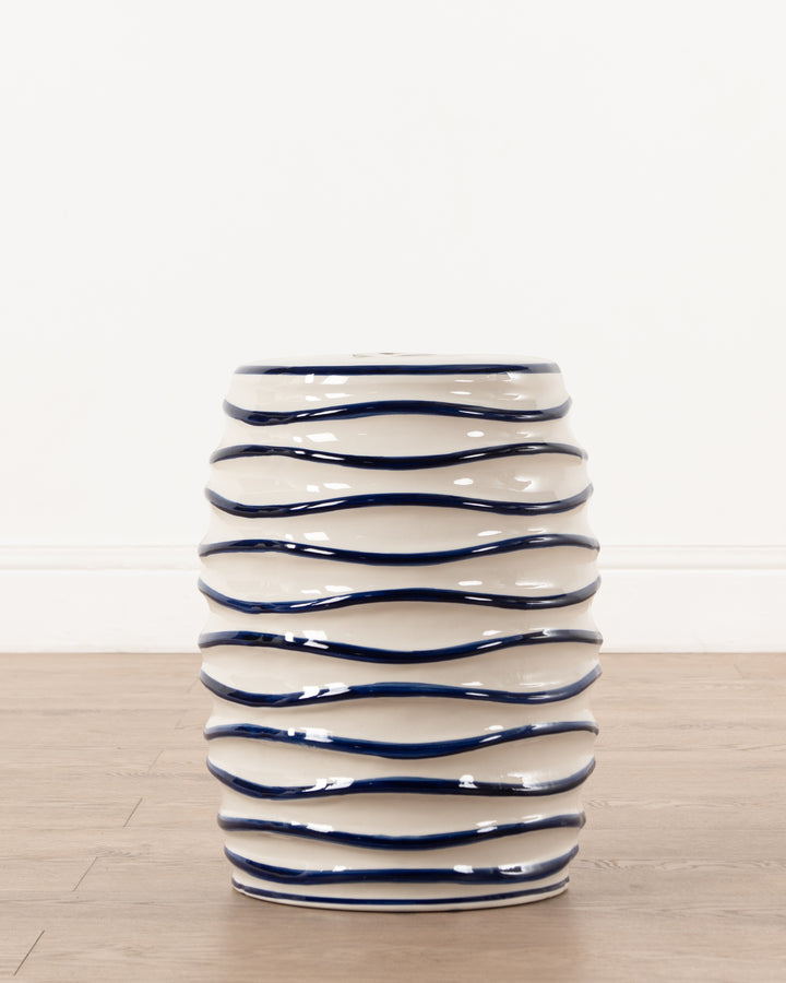 Wave Ceramic Stool