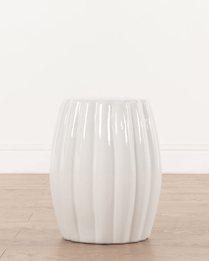 Ivory Flute Stool