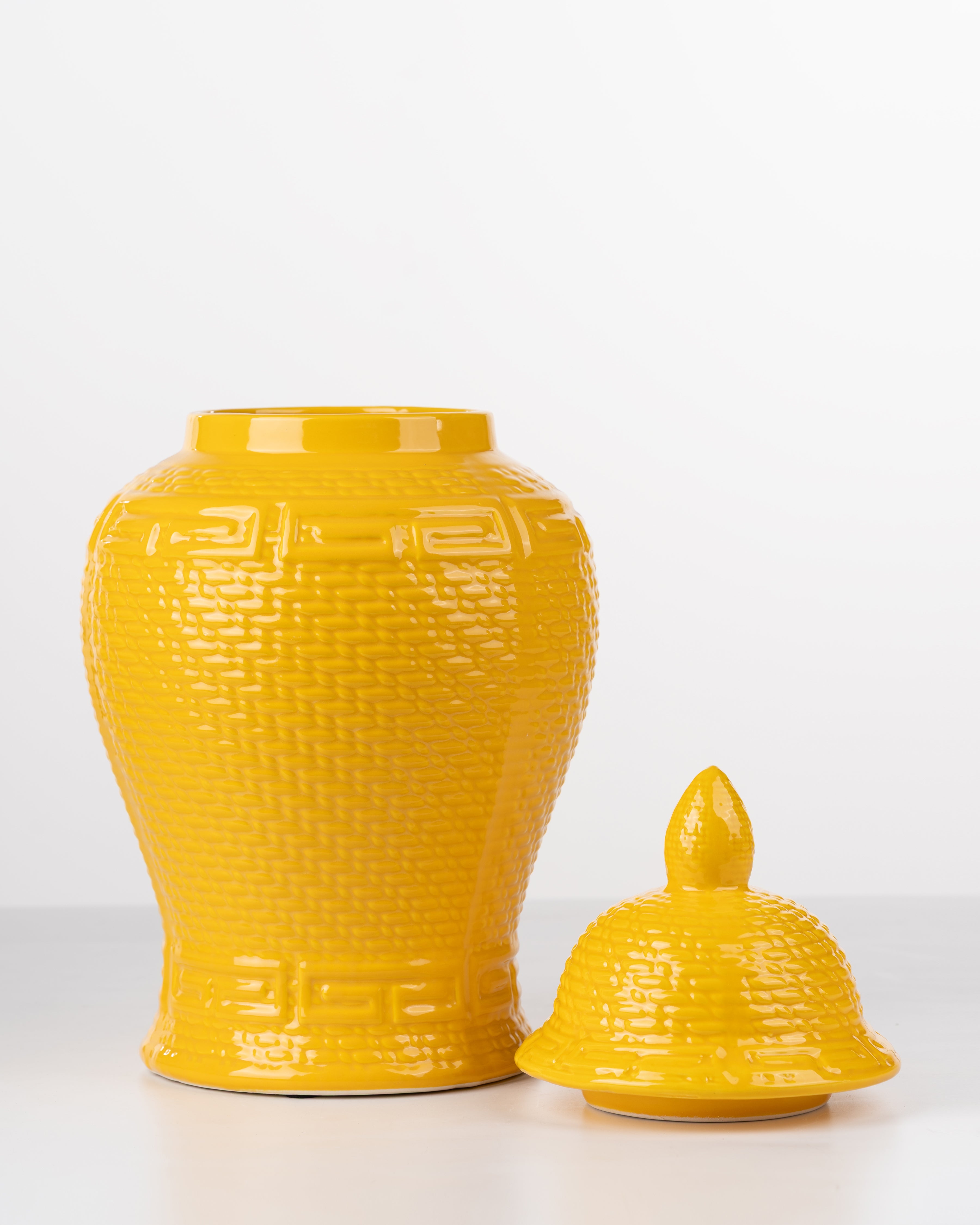 Marigold Ceramic Ginger Jar
