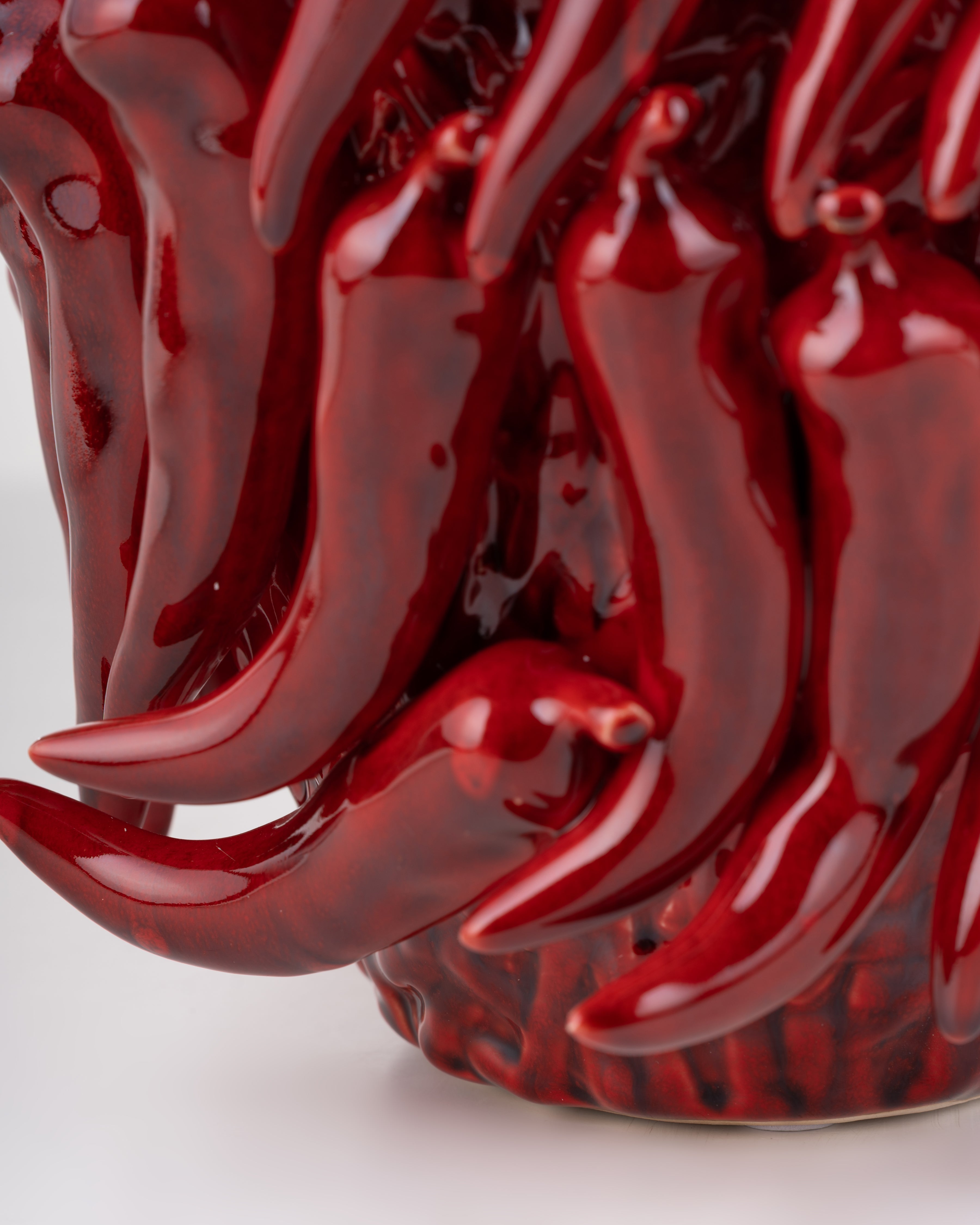 Scarlet Chilli Ceramic Vase