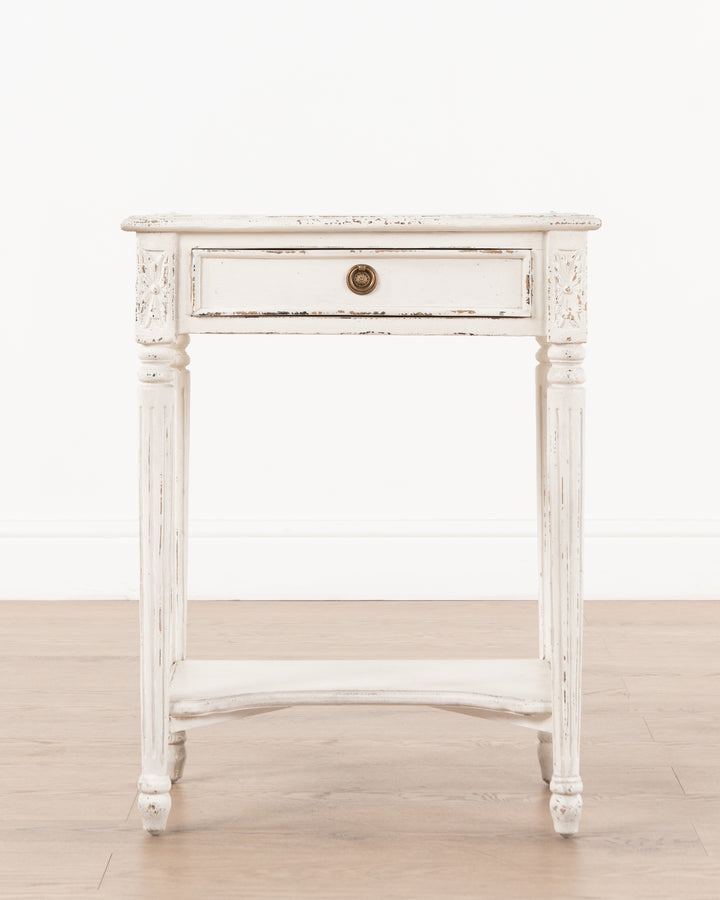 Marie Antoinette Bedside | White