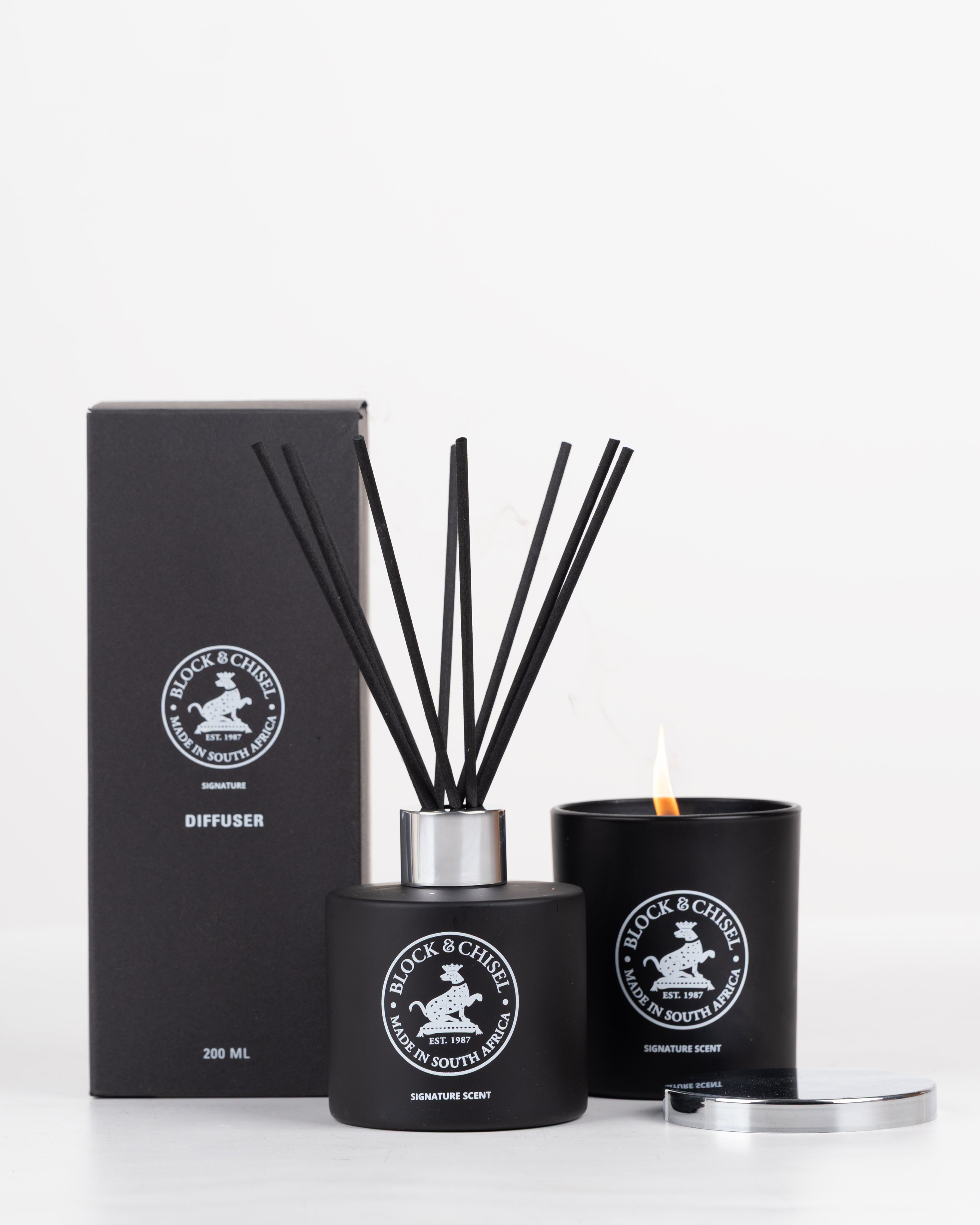 Block and Chisel Signature Scent | Candle Black