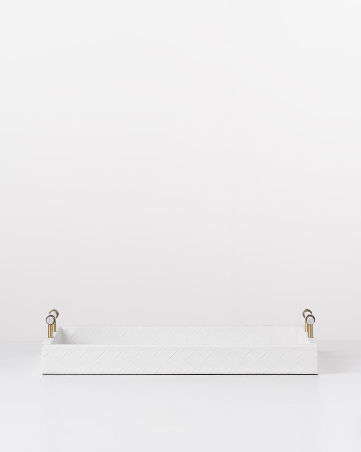 Lattice Shagreen Tray | Medium