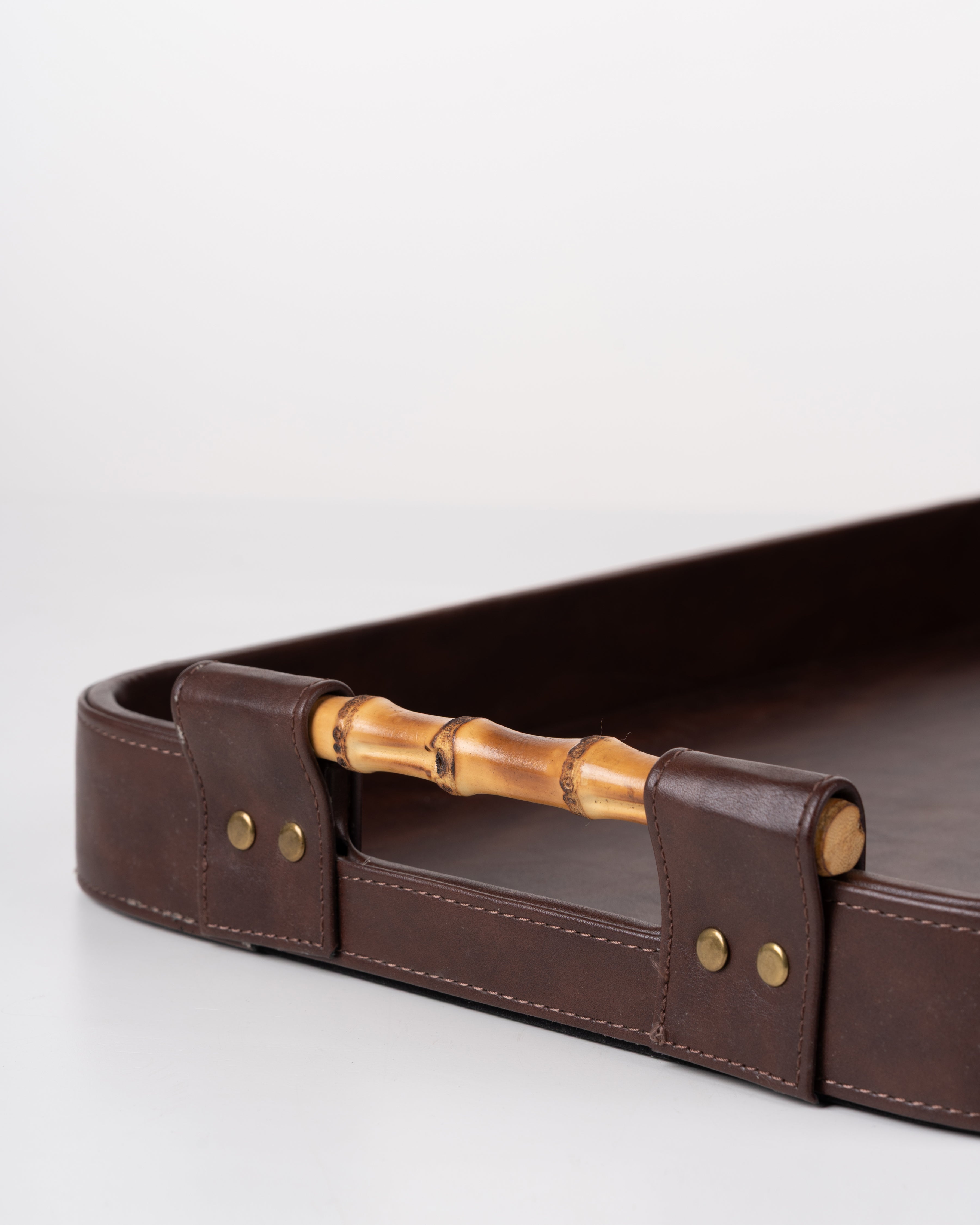 Bamboo handle Serving Tray | Large