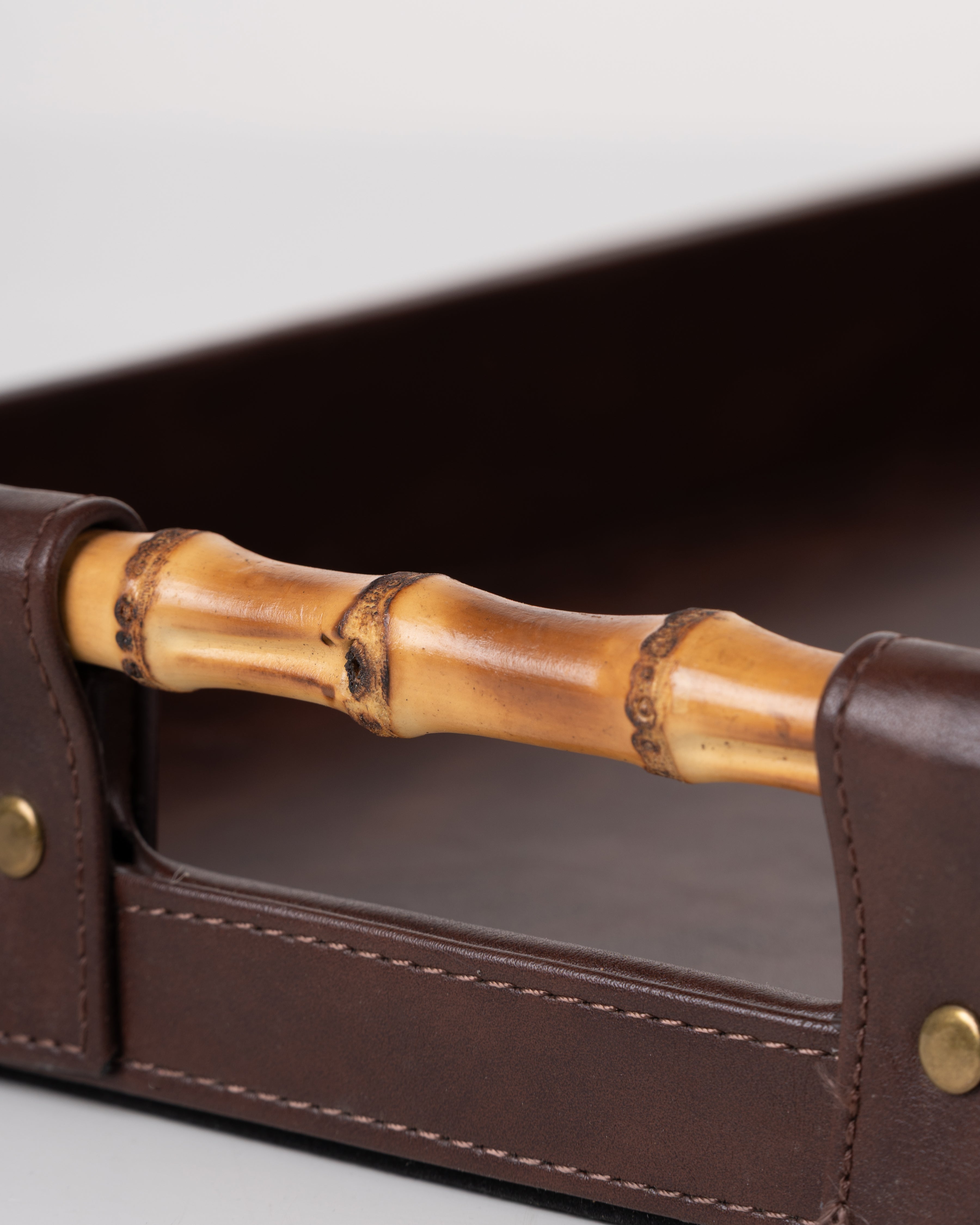 Bamboo handle Serving Tray | Medium