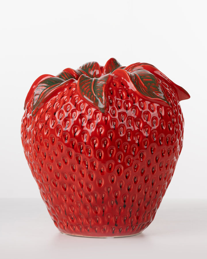 Strawberry Ceramic Vase | Large
