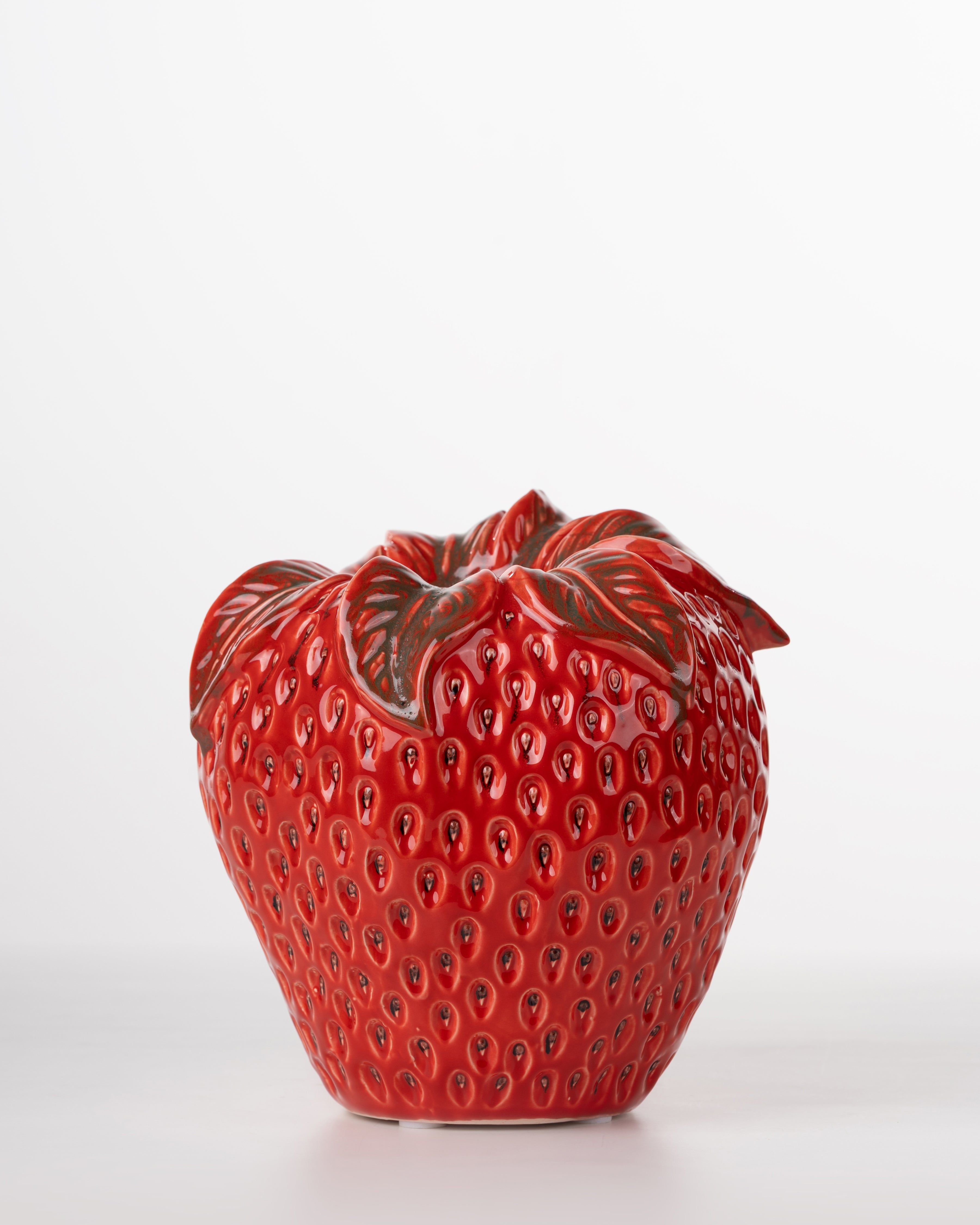 Strawberry Ceramic Vase | Medium