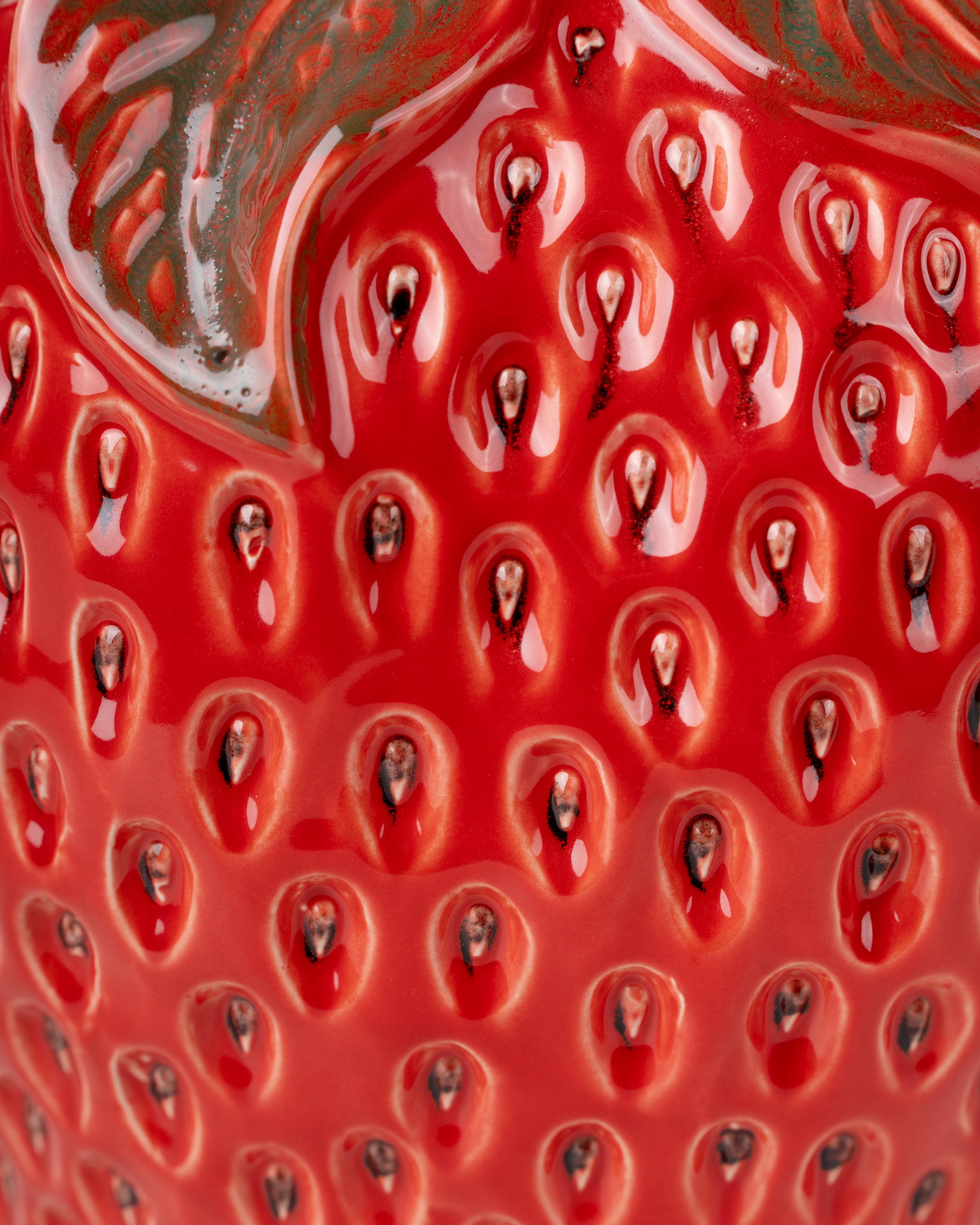 Strawberry Ceramic Vase | Medium