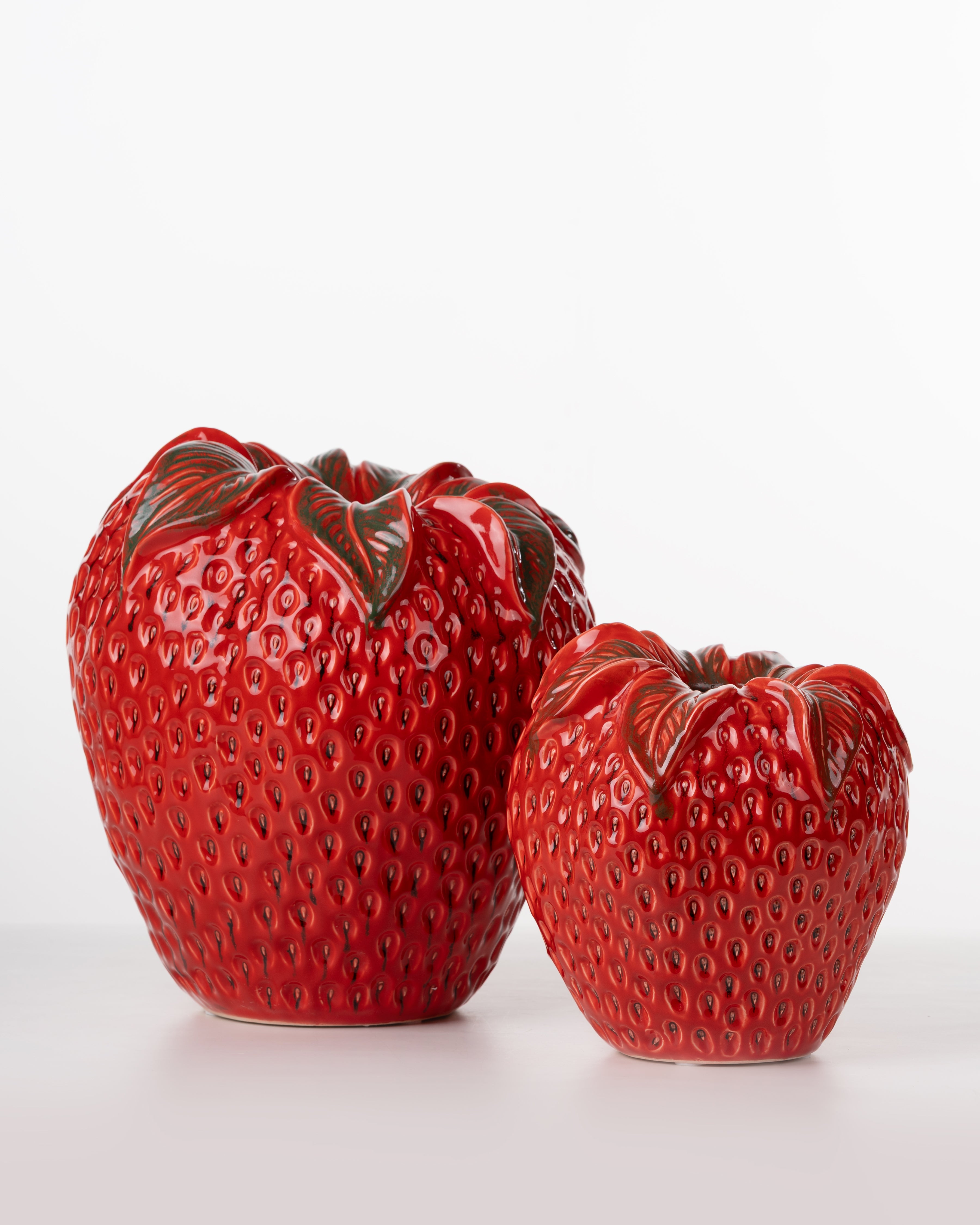 Strawberry Ceramic Vase | Medium