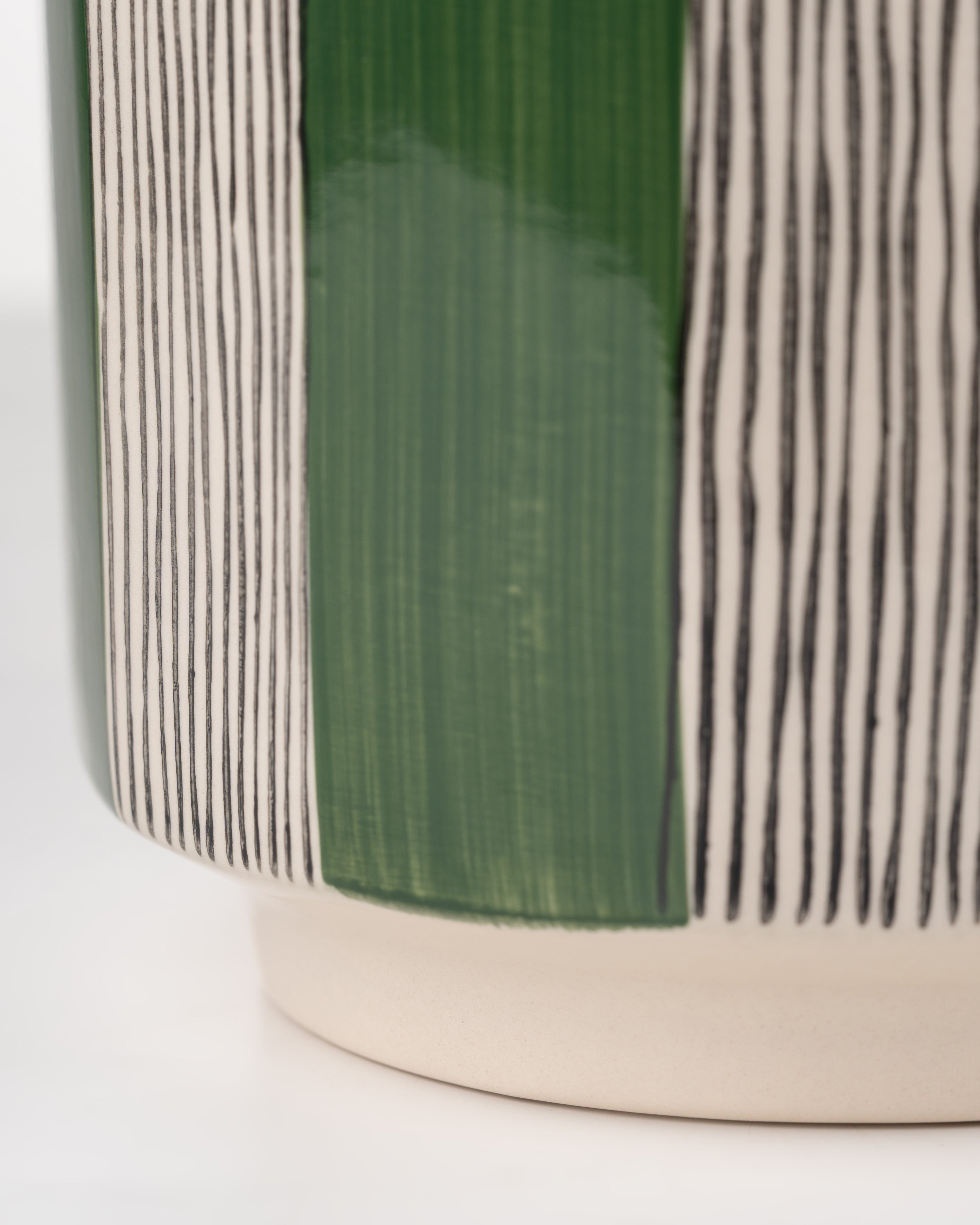 Botanica Stripe Ceramic Pot