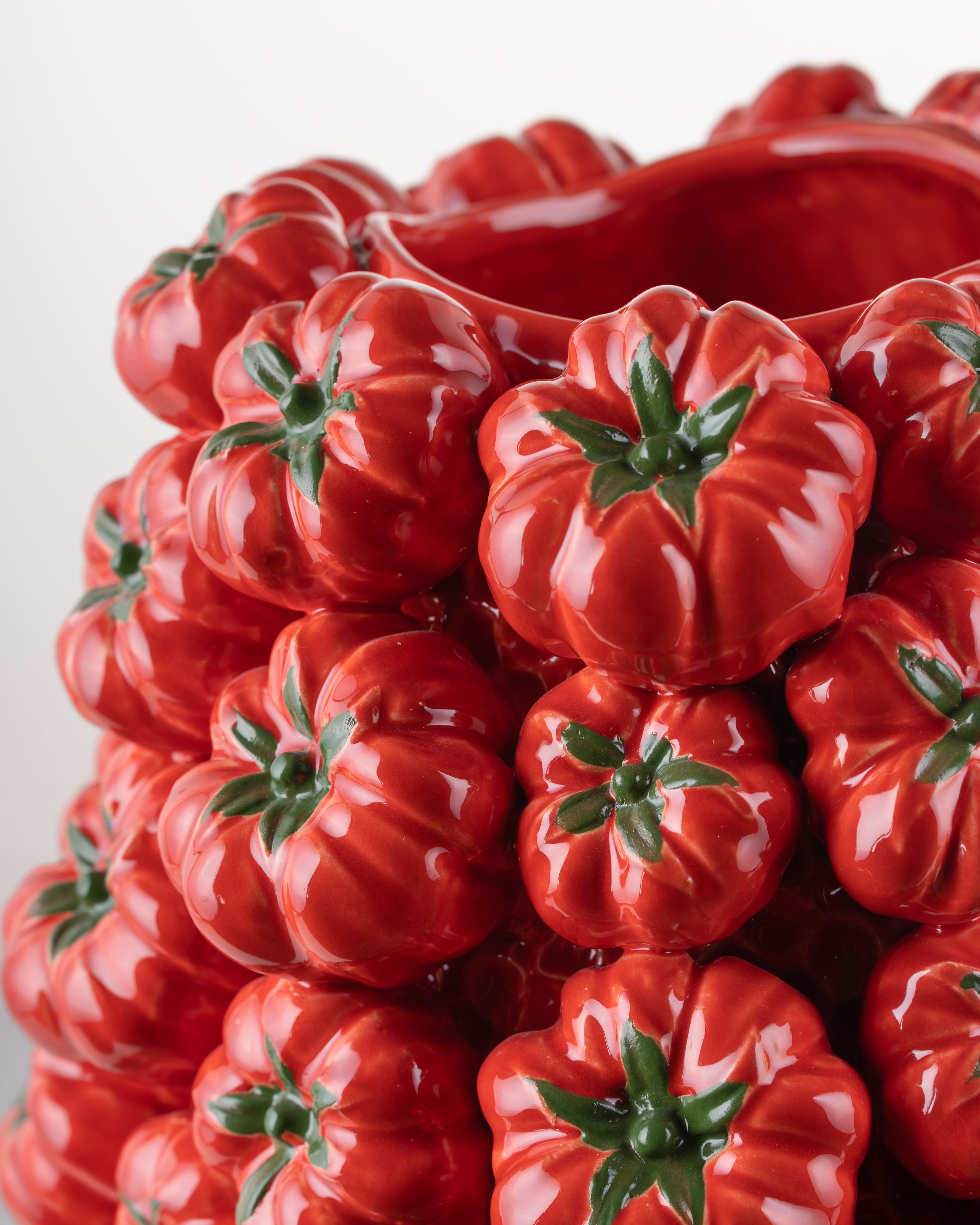 Tomato Harvest Ceramic Vase | Large
