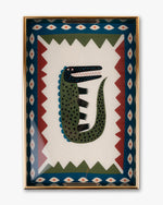 Tribal Crocodile Tray | Large
