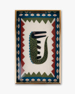 Tribal Crocodile Tray | Medium