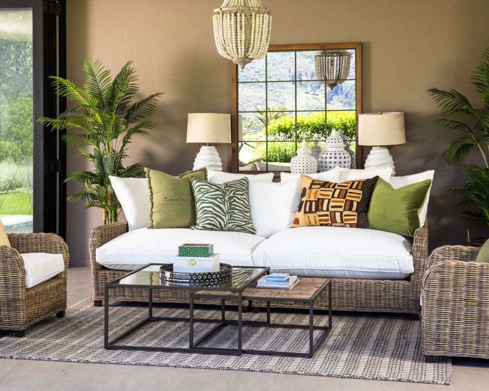 Cape Cane 4 Seater Sofa