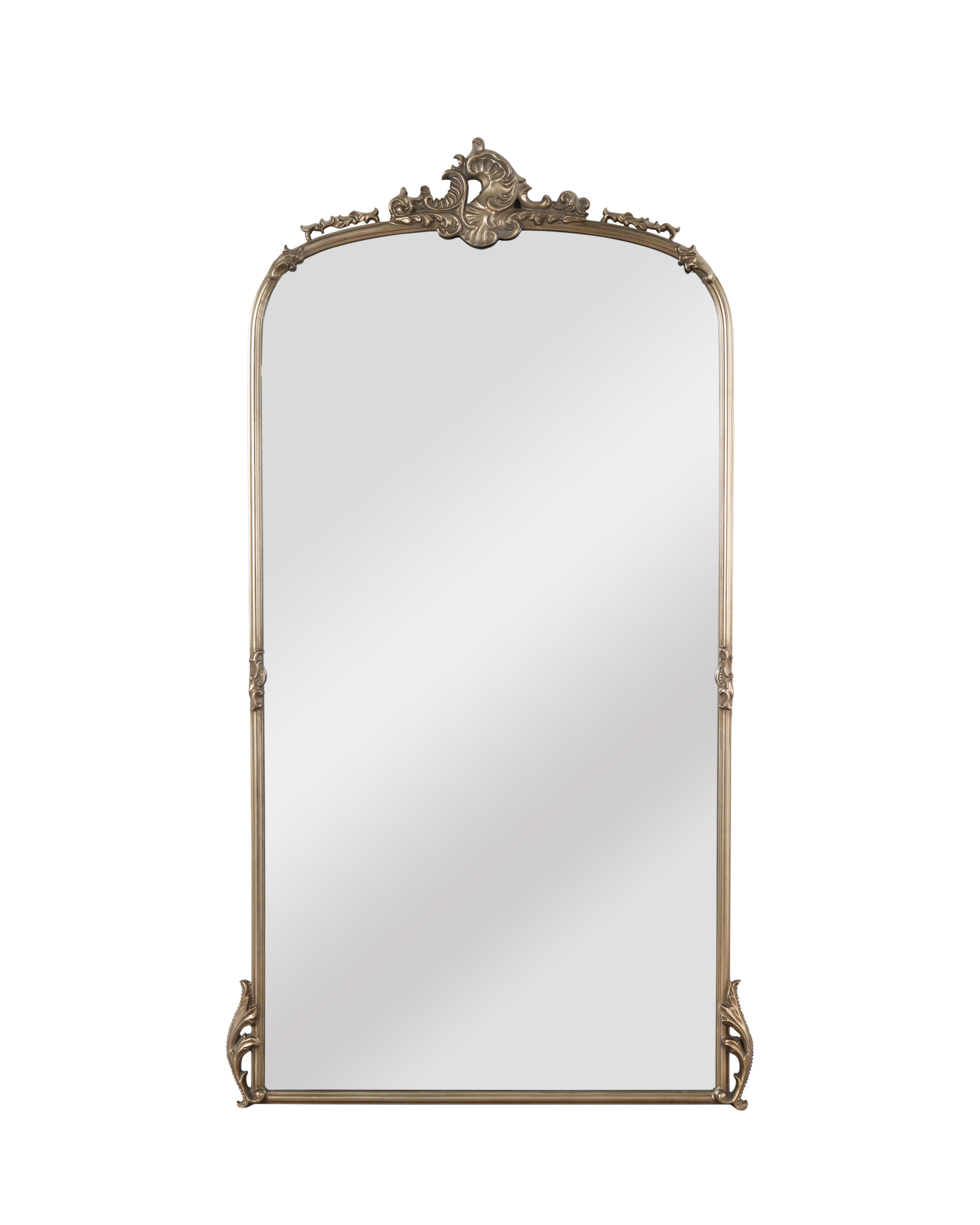 MIRROR STANDING FRENCH STYLE PEWTER