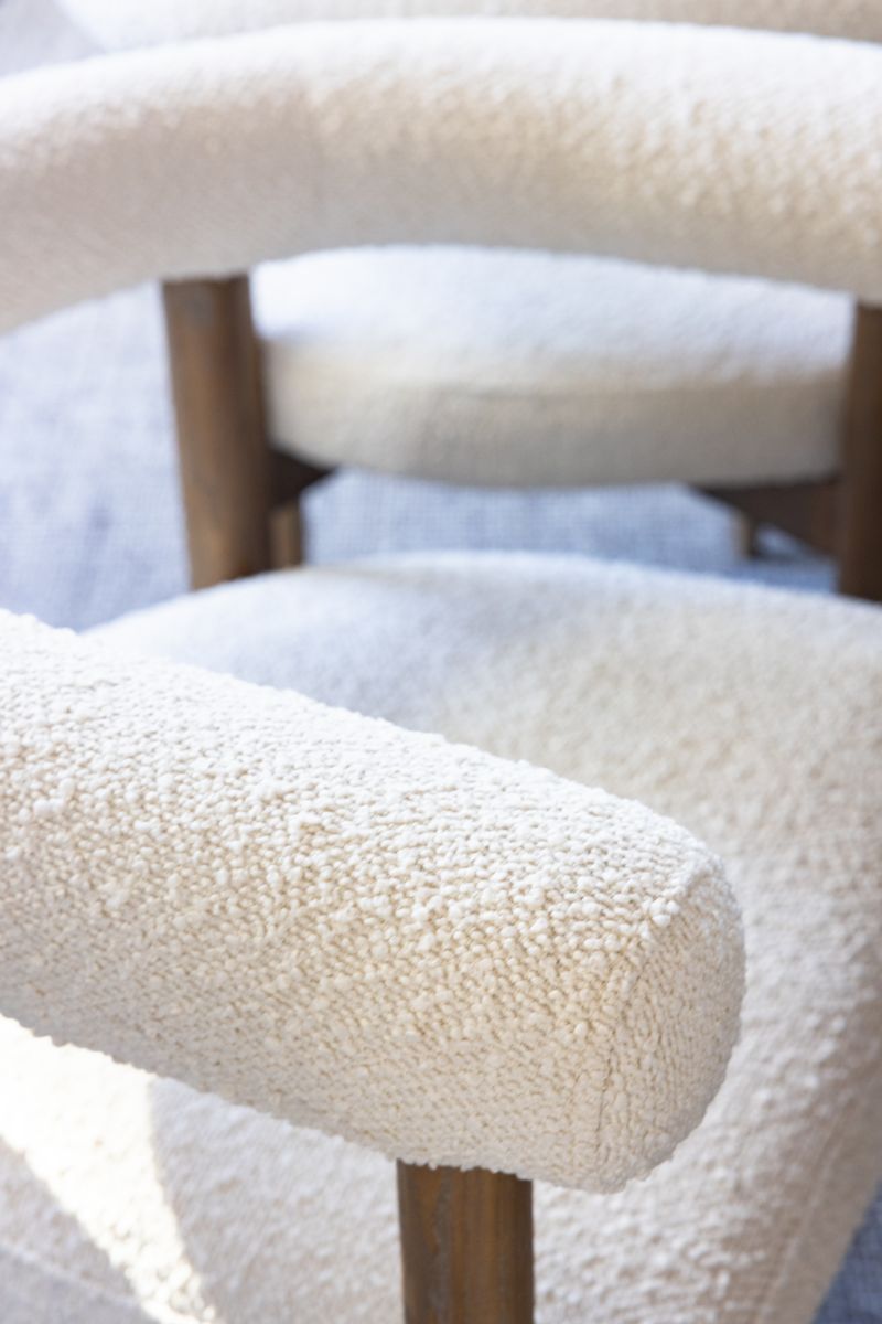 Anele Boucle dining chair