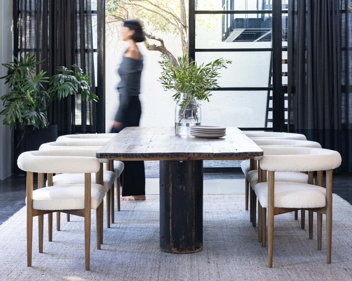 Anele Boucle dining chair
