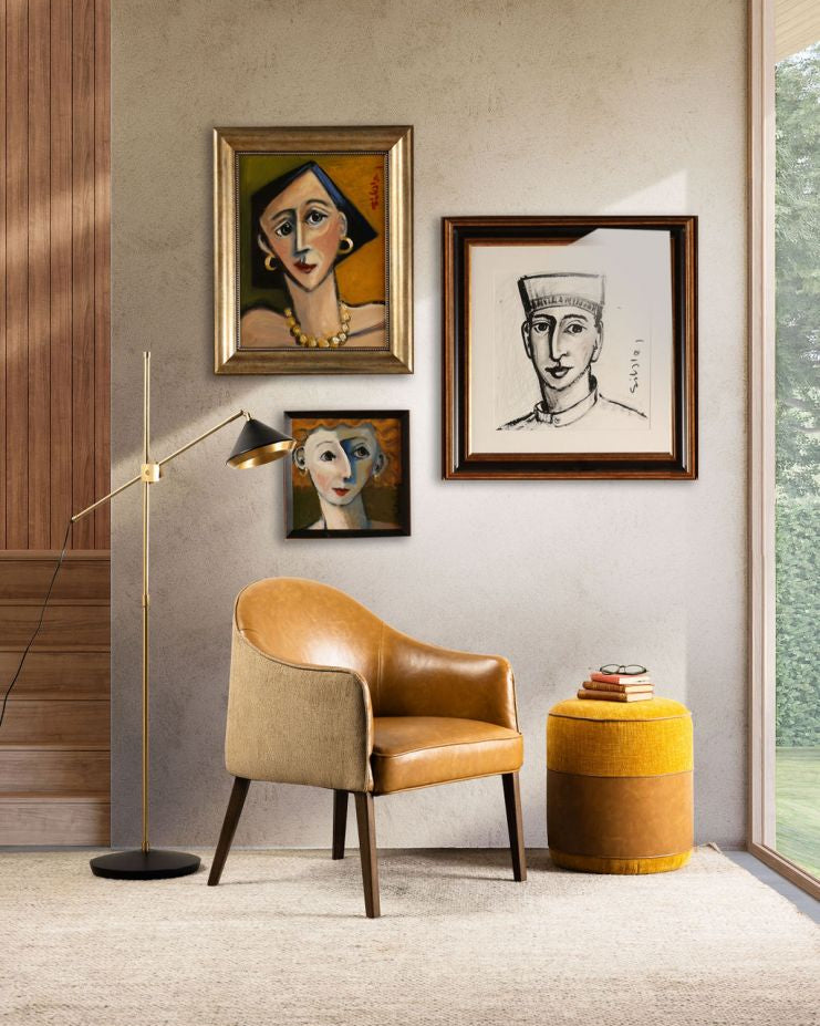 Abena Stool | Mustard