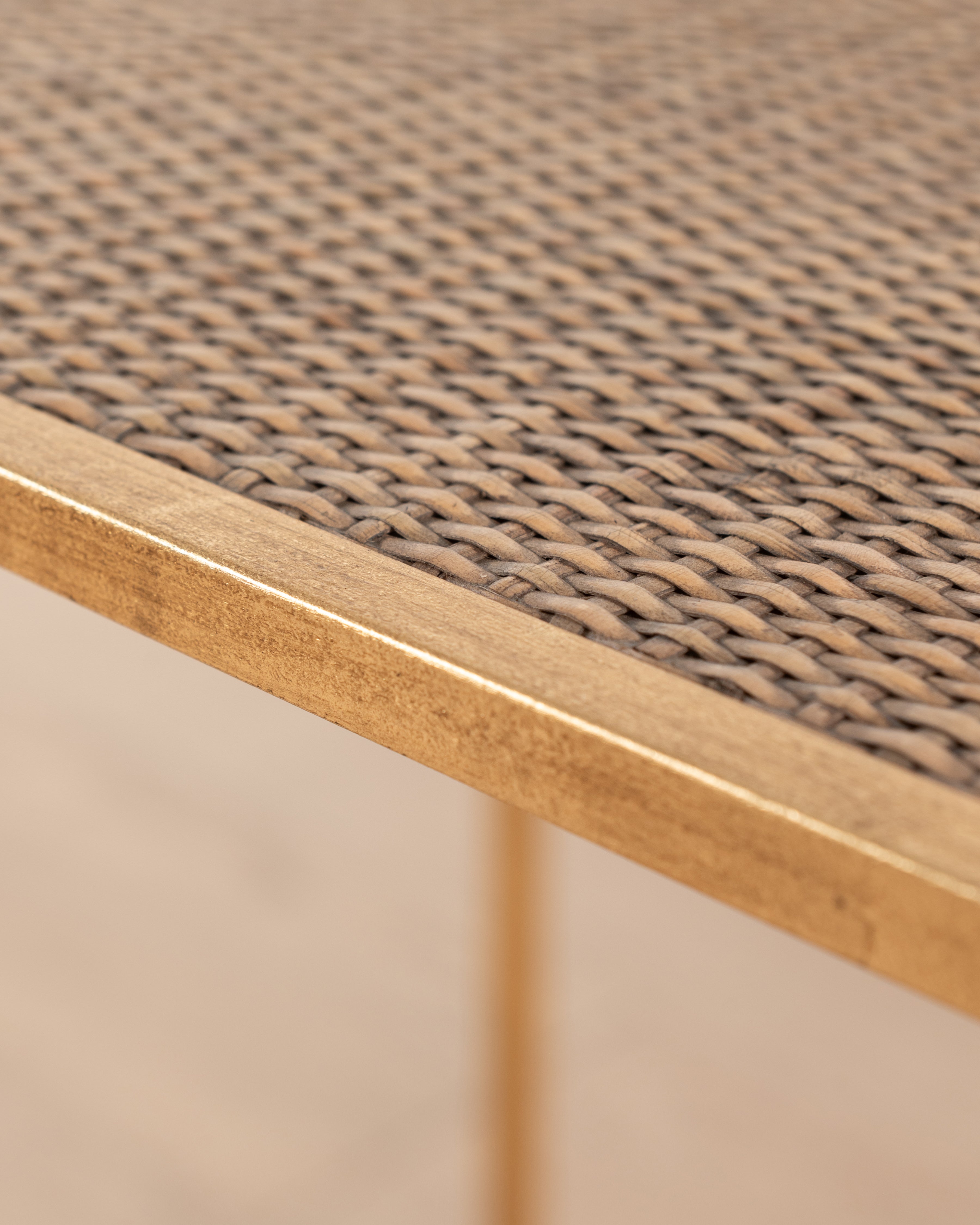 Sardinia Rectangle Side Table | Natural Rattan