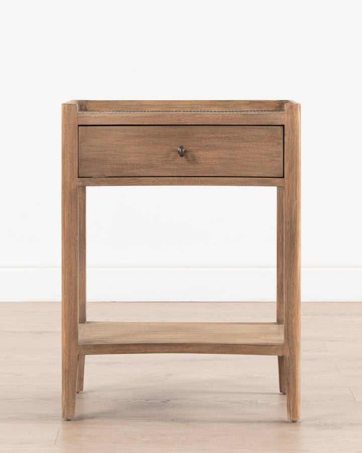 Plantation Bedside Table | 1 Drawer - Natural