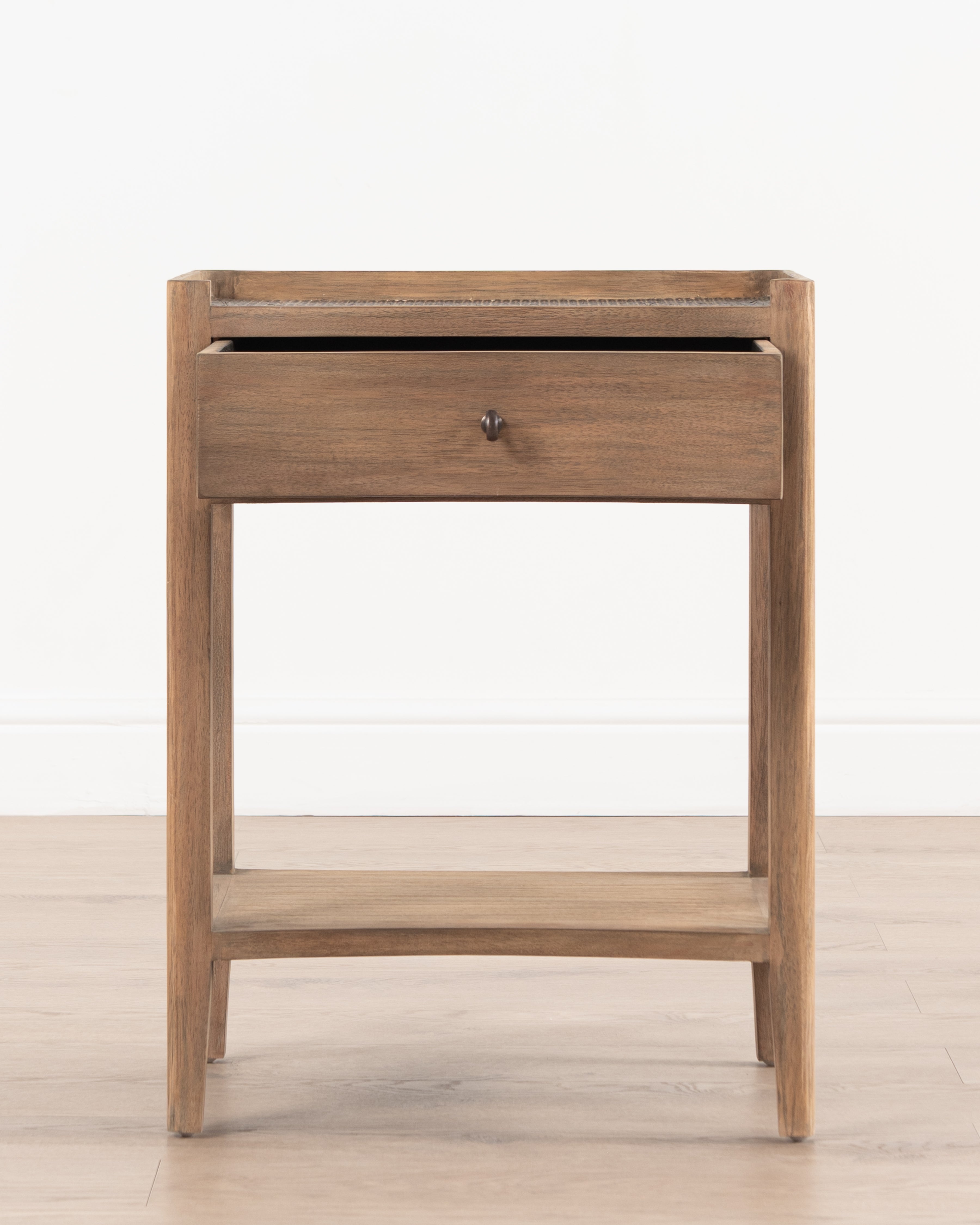 Plantation Bedside Table | 1 Drawer - Natural