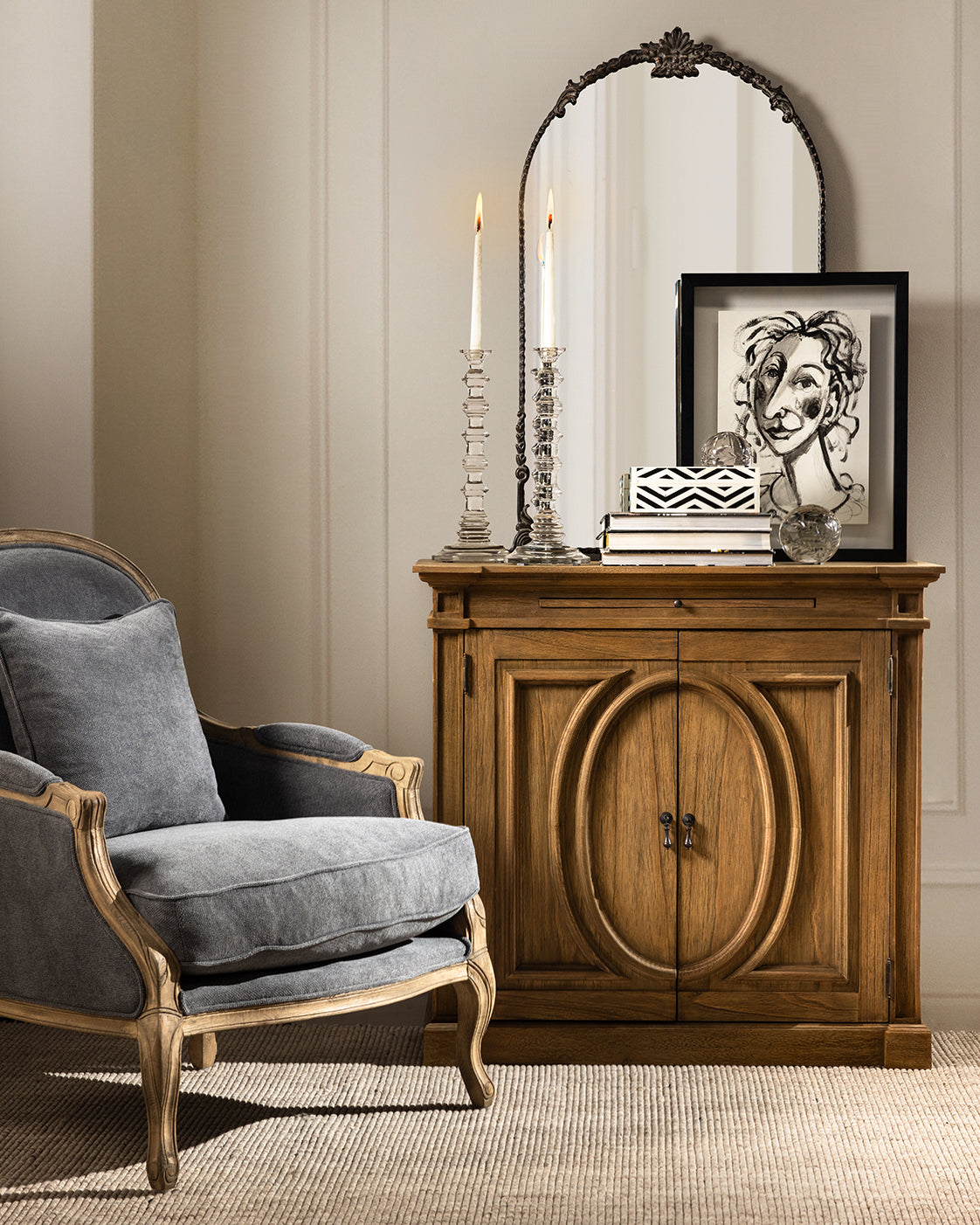 Rennes cabinet | Natural